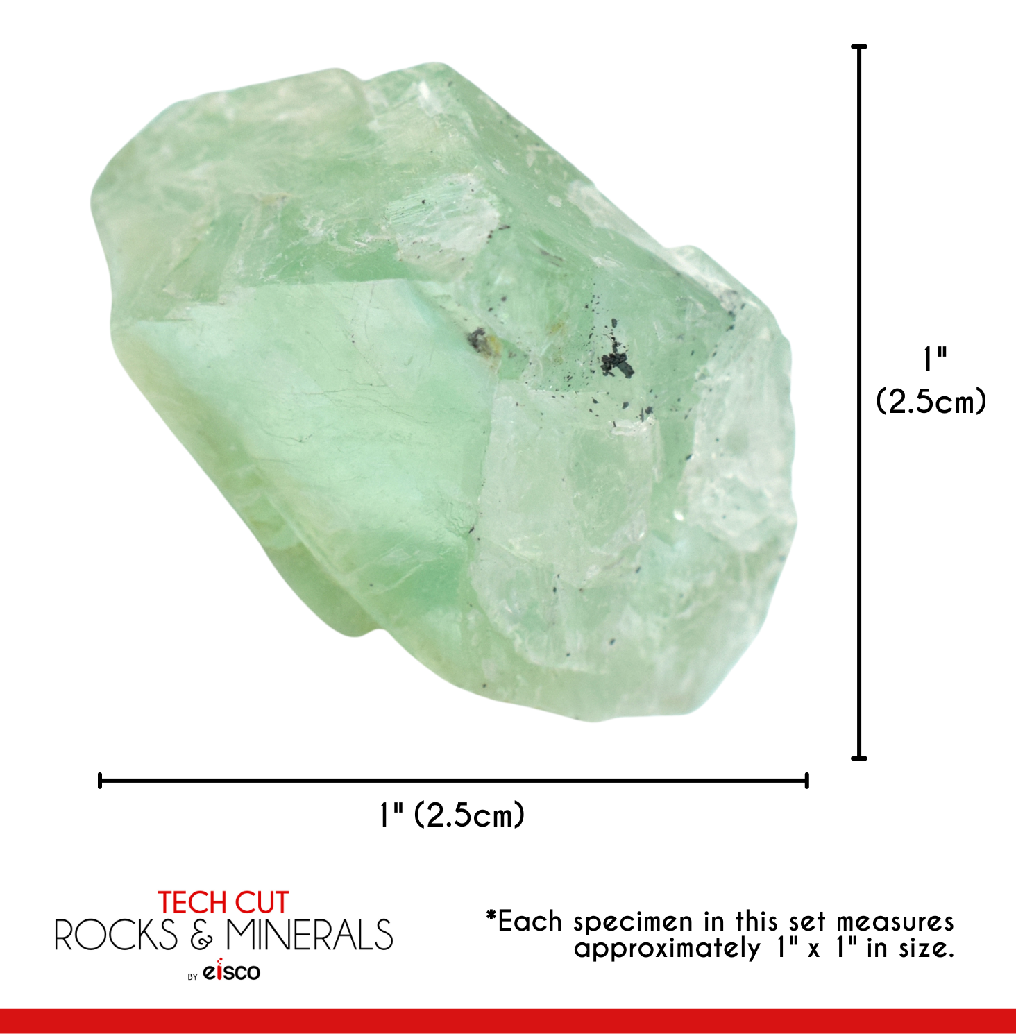 12-Piece Moh's Hardness Kit with 9 Rock and Mineral Specimens