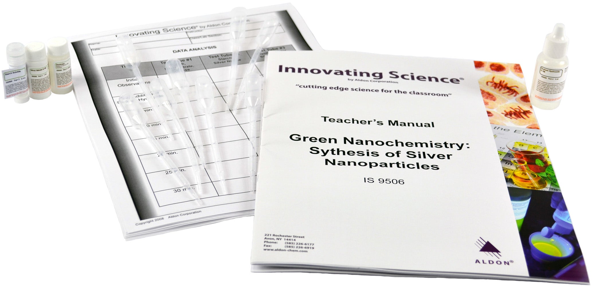 Green Nanochemistry Silver Nanoparticle Synthesis Kit