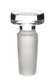Flat Head Solid Cone Stopper, 10/19, Borosilicate Glass