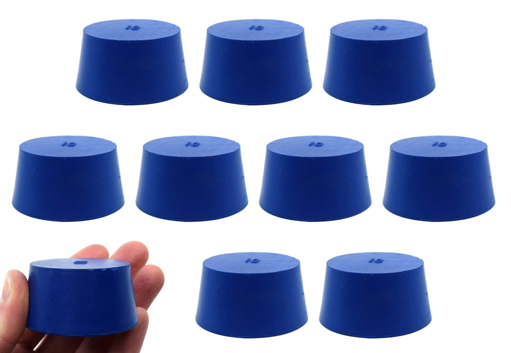 Solid Neoprene Stopper, 10-Pack