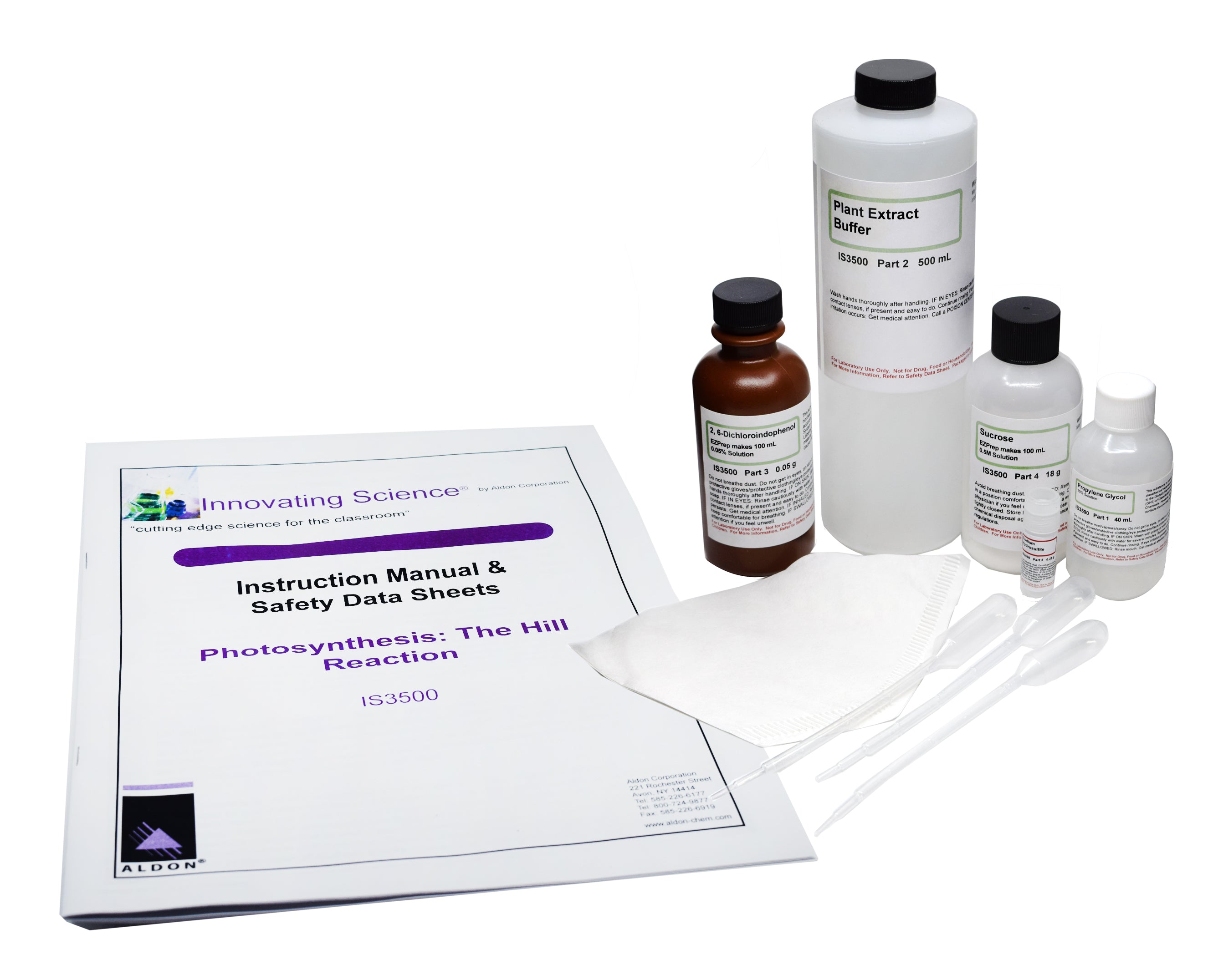Photosynthesis The Hill Reaction Lab Kit for 6 Student Groups