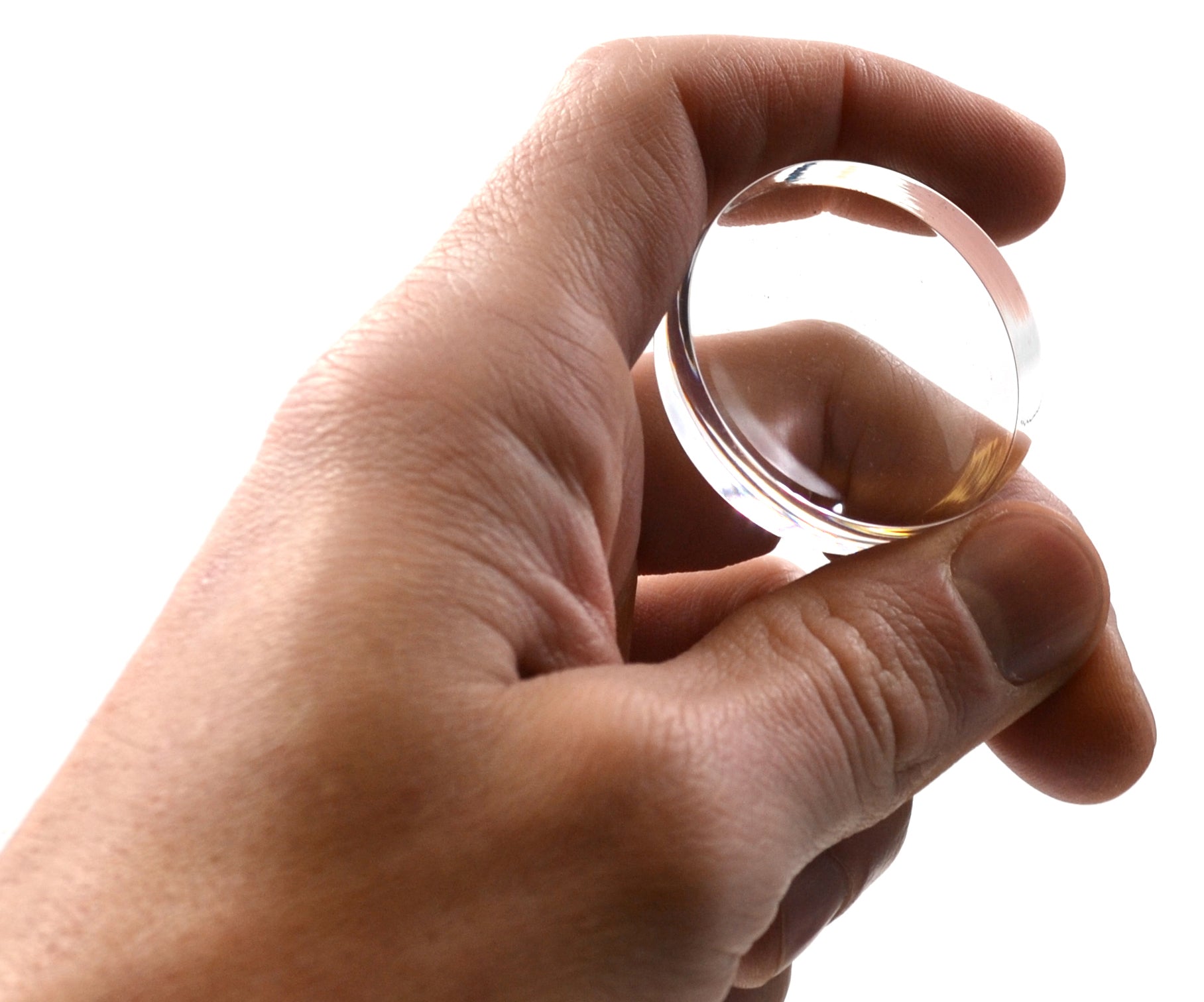 6-Piece Acrylic Lens Set, 38mm (Convex, Concave, Plano, Meniscus)