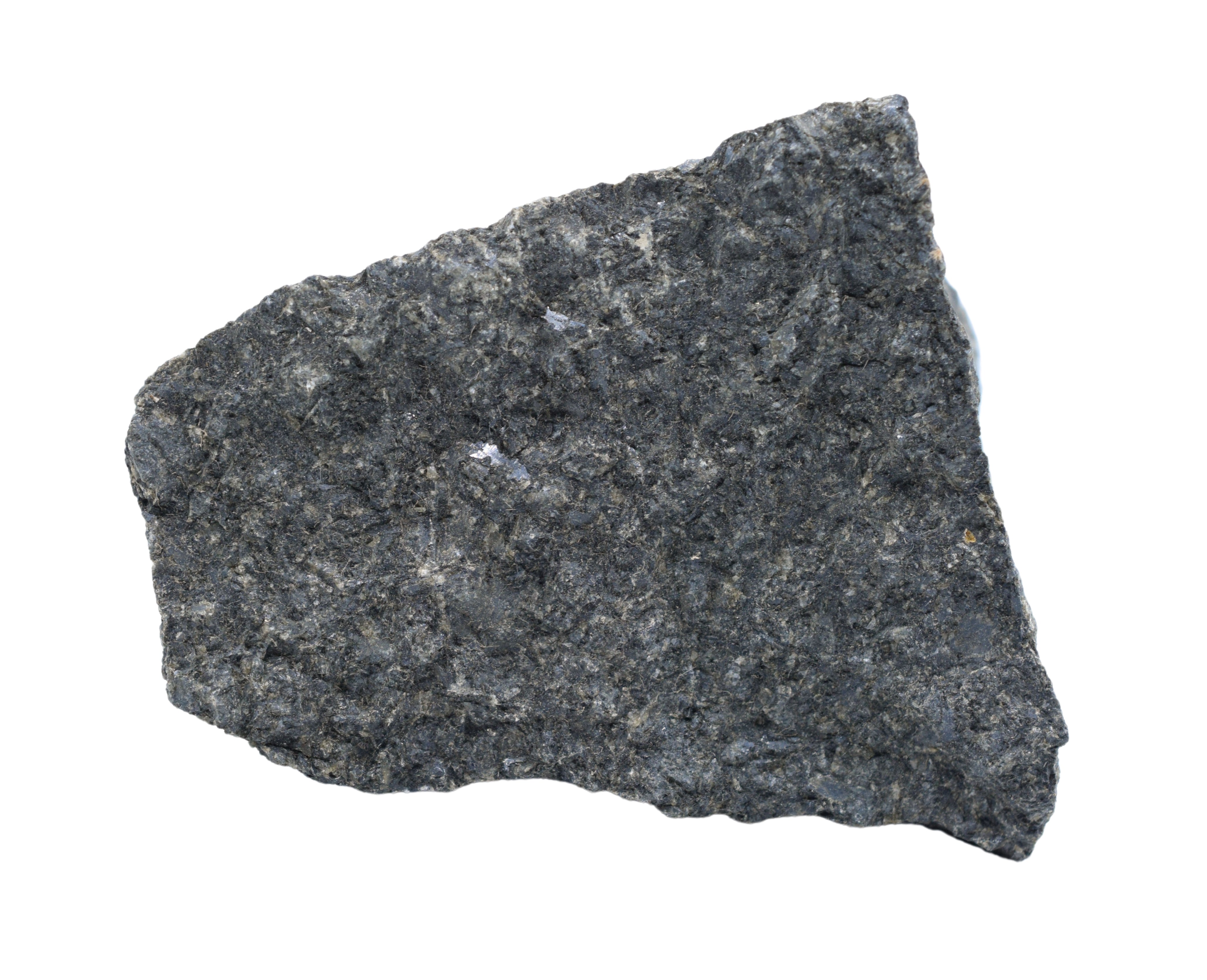 Raw Gabbro Igneous Rock Hand Sample, Approx 3 inch