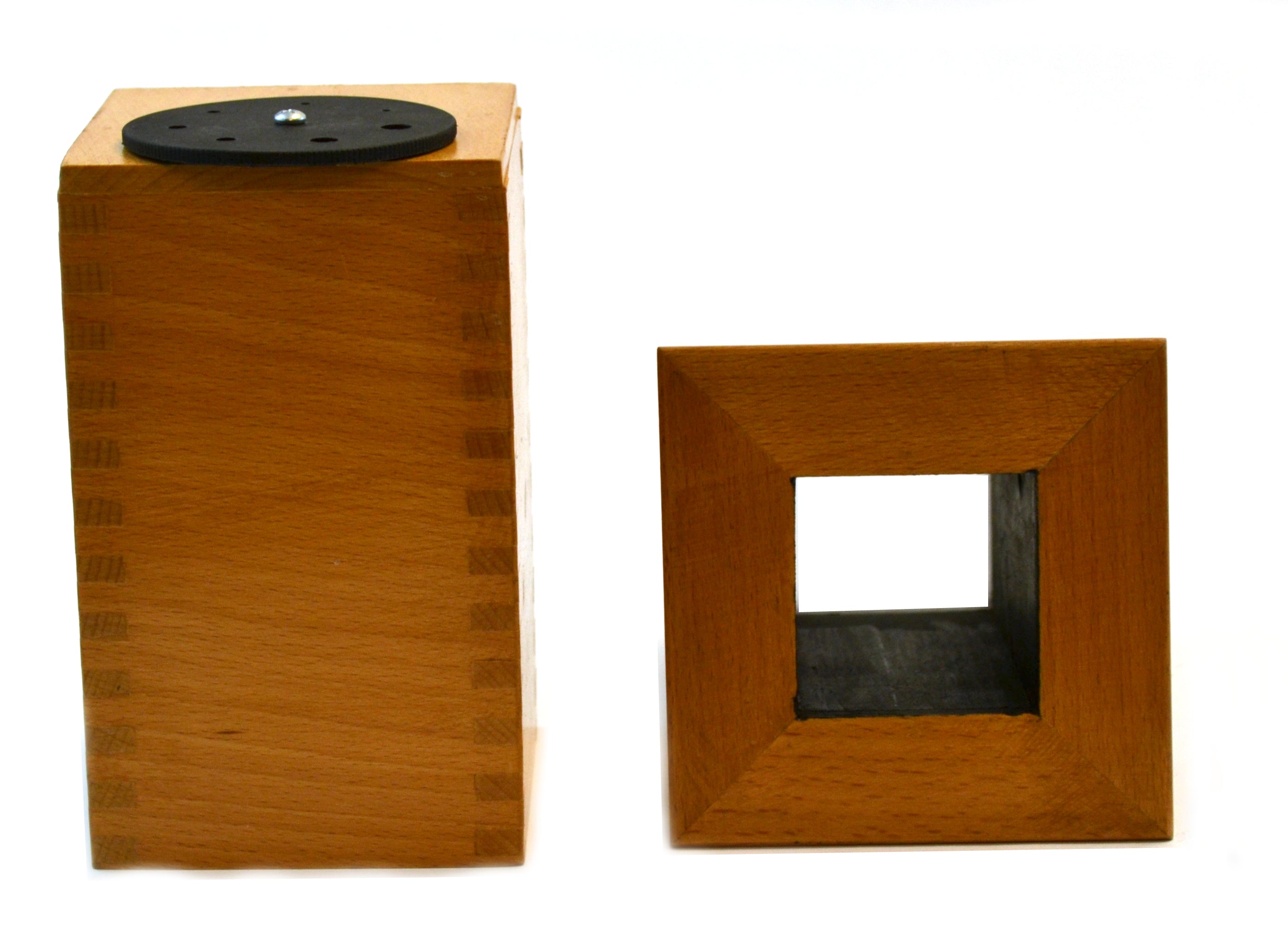 Wooden Pinhole Camera, 6.5" Tall