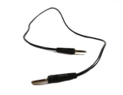 750mm Black 4mm Insulated Connecting Lead
