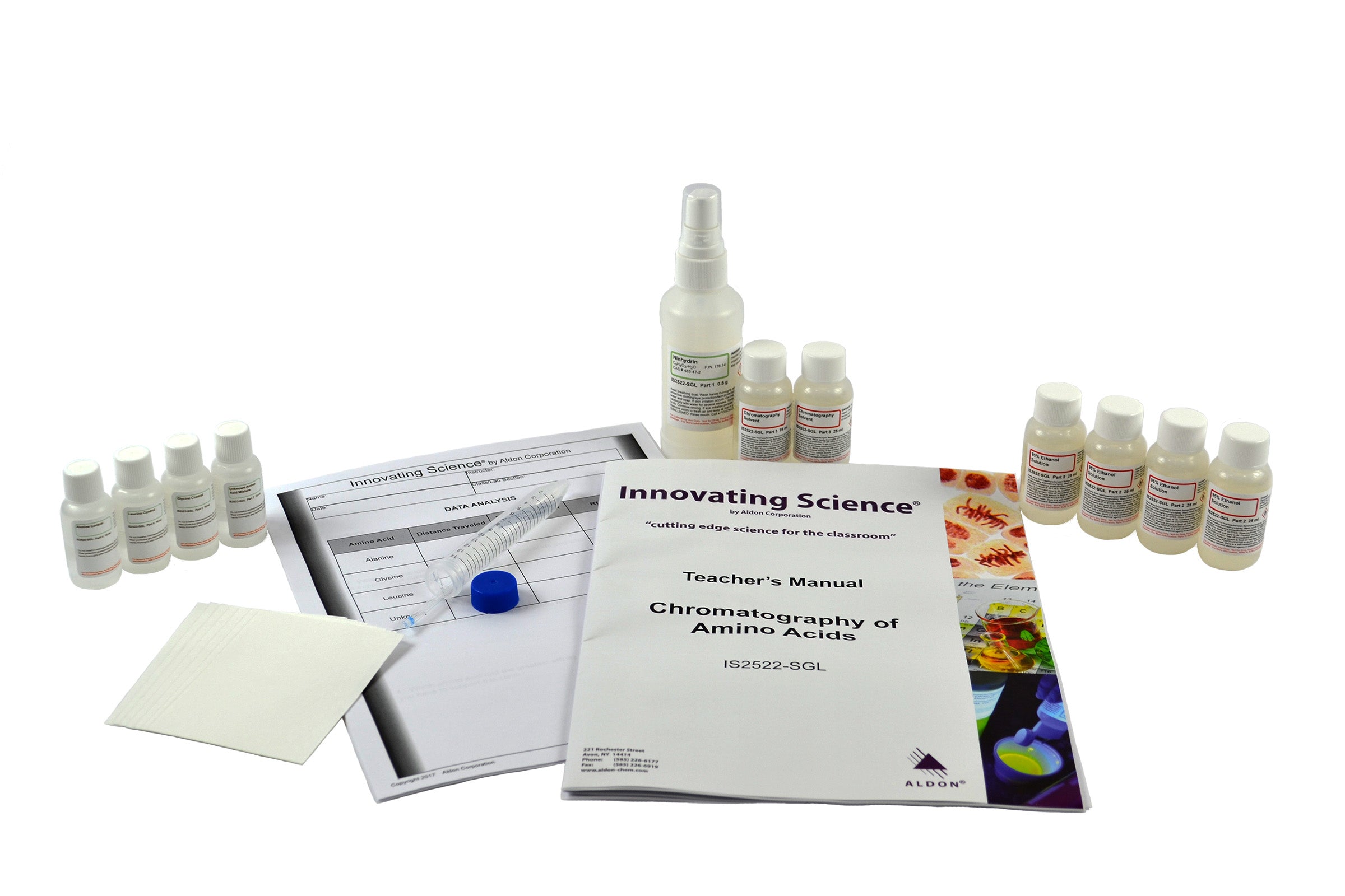Chromatography of Amino Acids Small Group Learning Kit