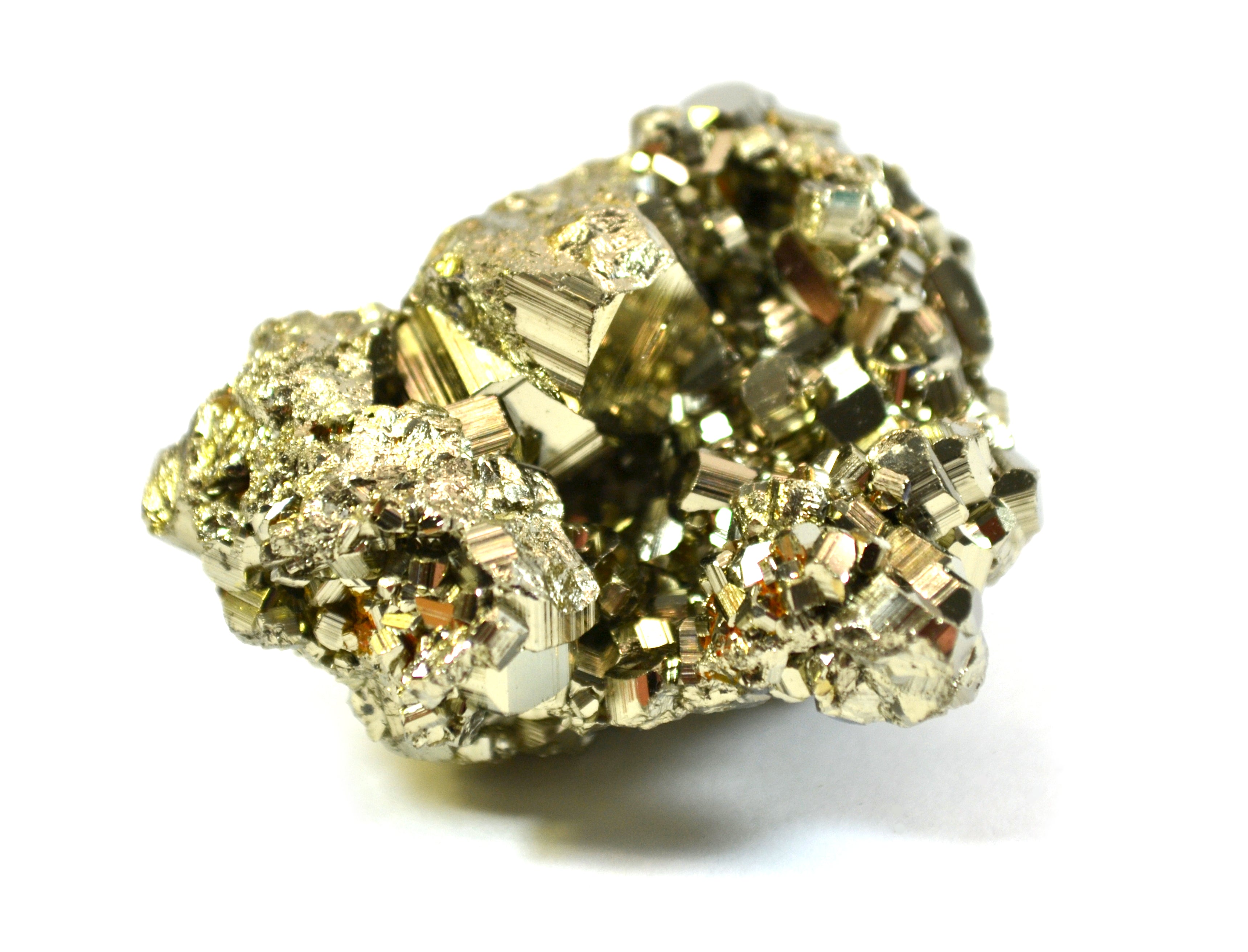 Crystalline Pyrite Specimen with 2-10mm Crystals, 1.5-2 inch