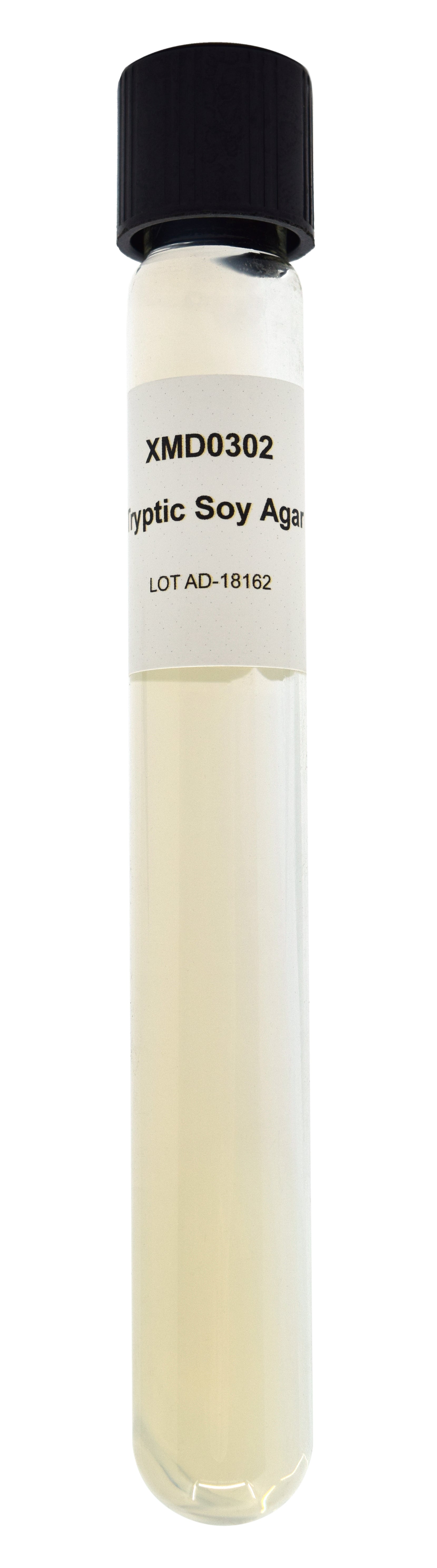 100-Case Tryptic Soy Agar Slant Tubes, 6mL