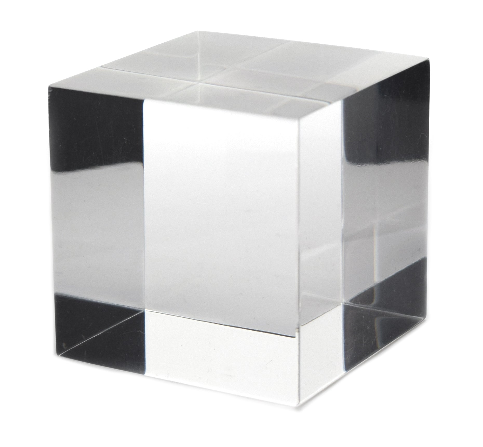 Solid Acrylic Cube, 2" Sides