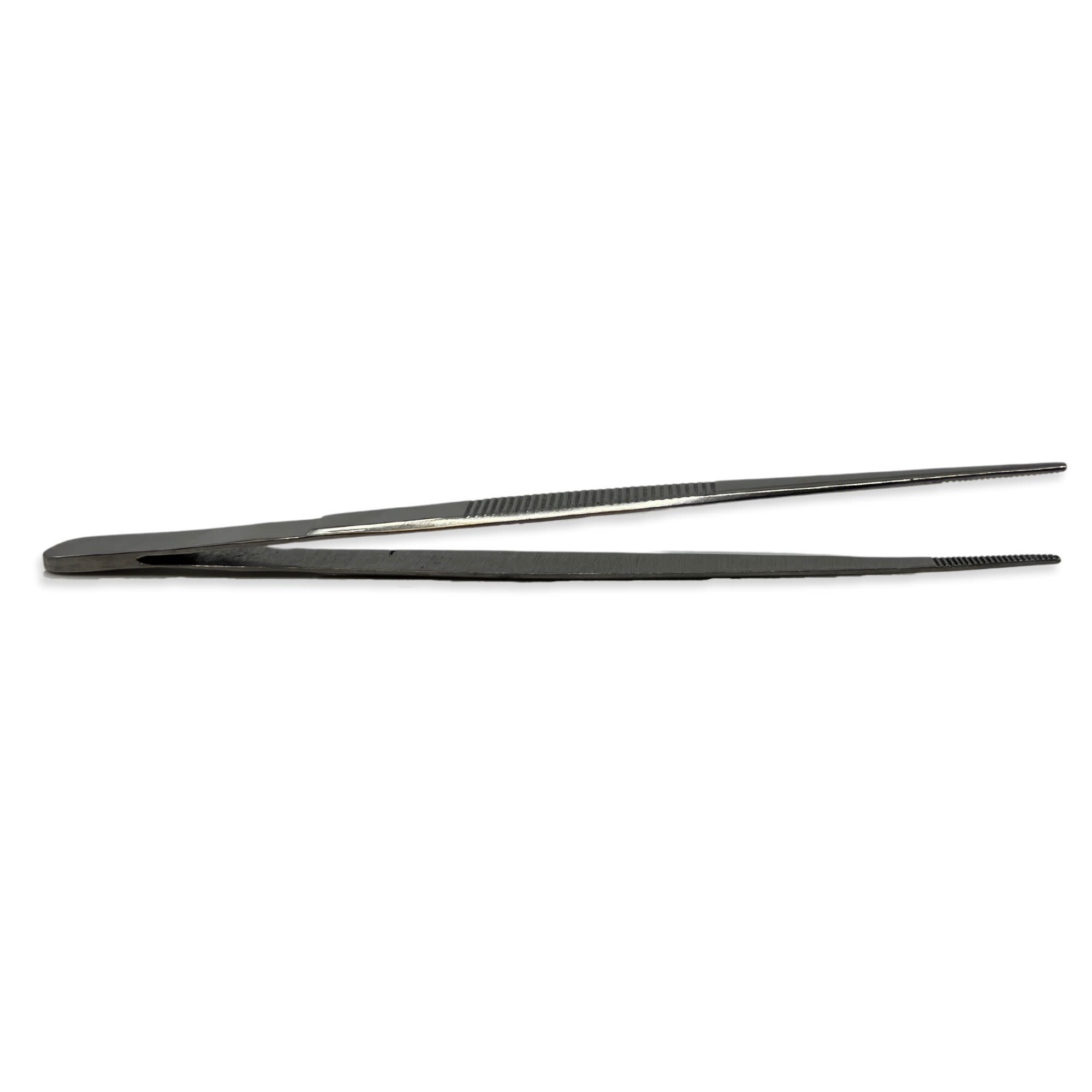 Serrated Stainless Steel Dissecting Forceps, 6"