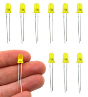 Yellow 5mm LED, 10-Pack