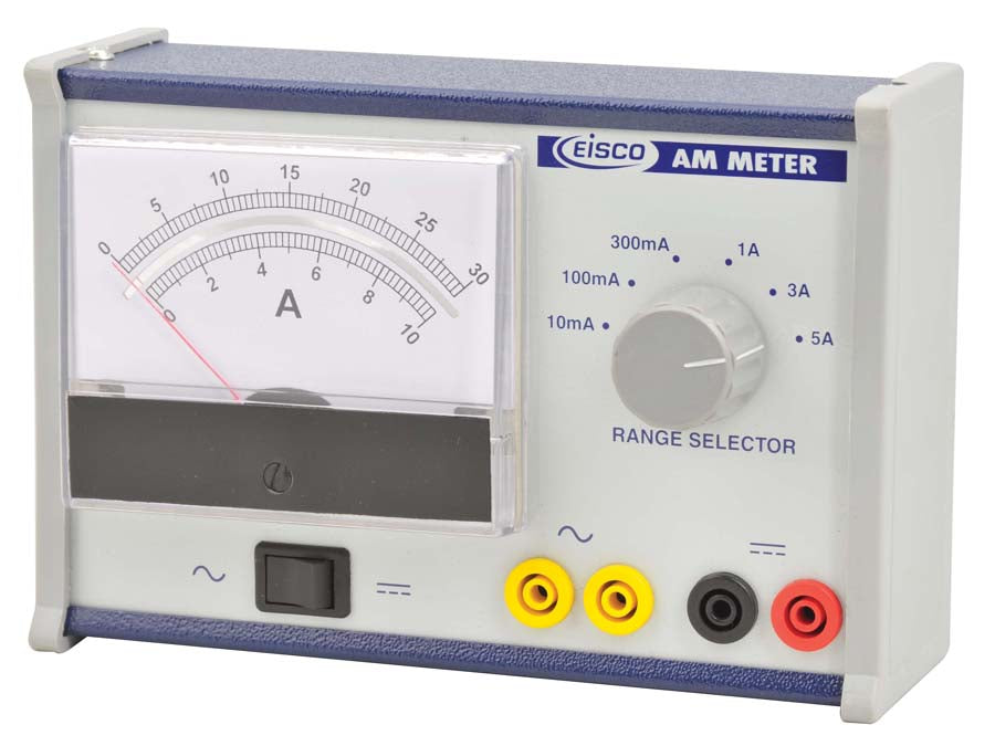 AC/DC Multi-Range Moving Coil Ammeter, 0-5A