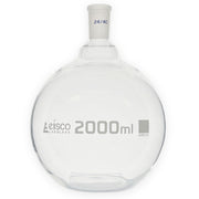 Flat Bottom Borosilicate Glass Boiling Flask with 24/40 Ground Joint, 2000mL