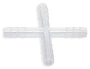4-Way Polypropylene Tubing Connector, Cross-Shaped