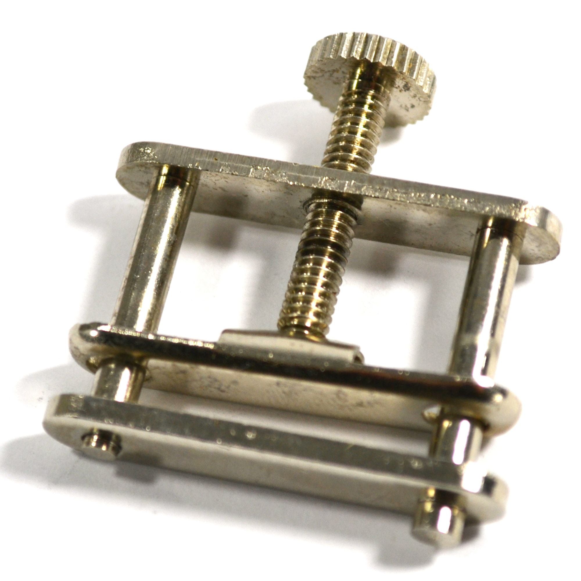 Nickel-Plated Brass Hoffman Tube Clamp, 1-5/16", Closed