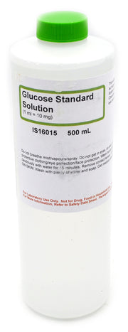 Glucose Standard Solution, 10mg per mL, 500mL