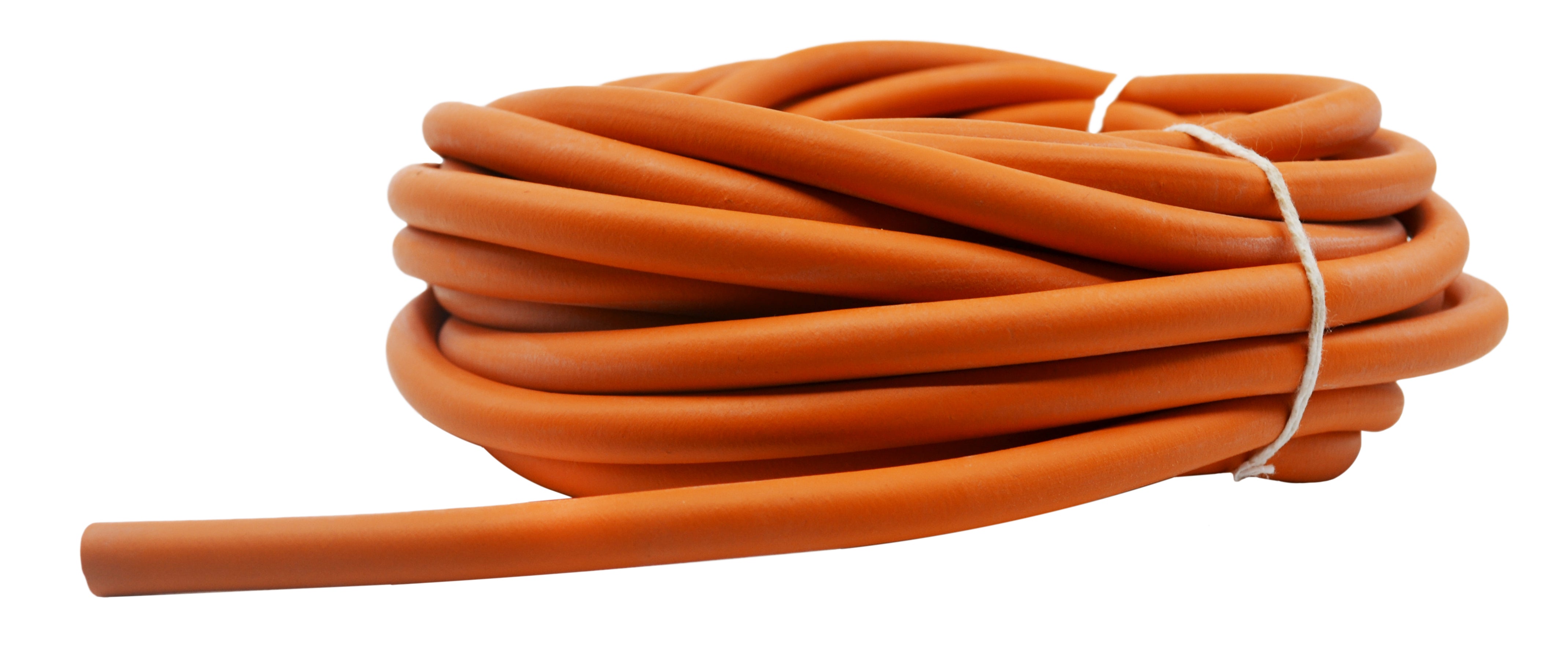 Orange Soft Rubber Tubing, 5mm Bore, 10m Roll