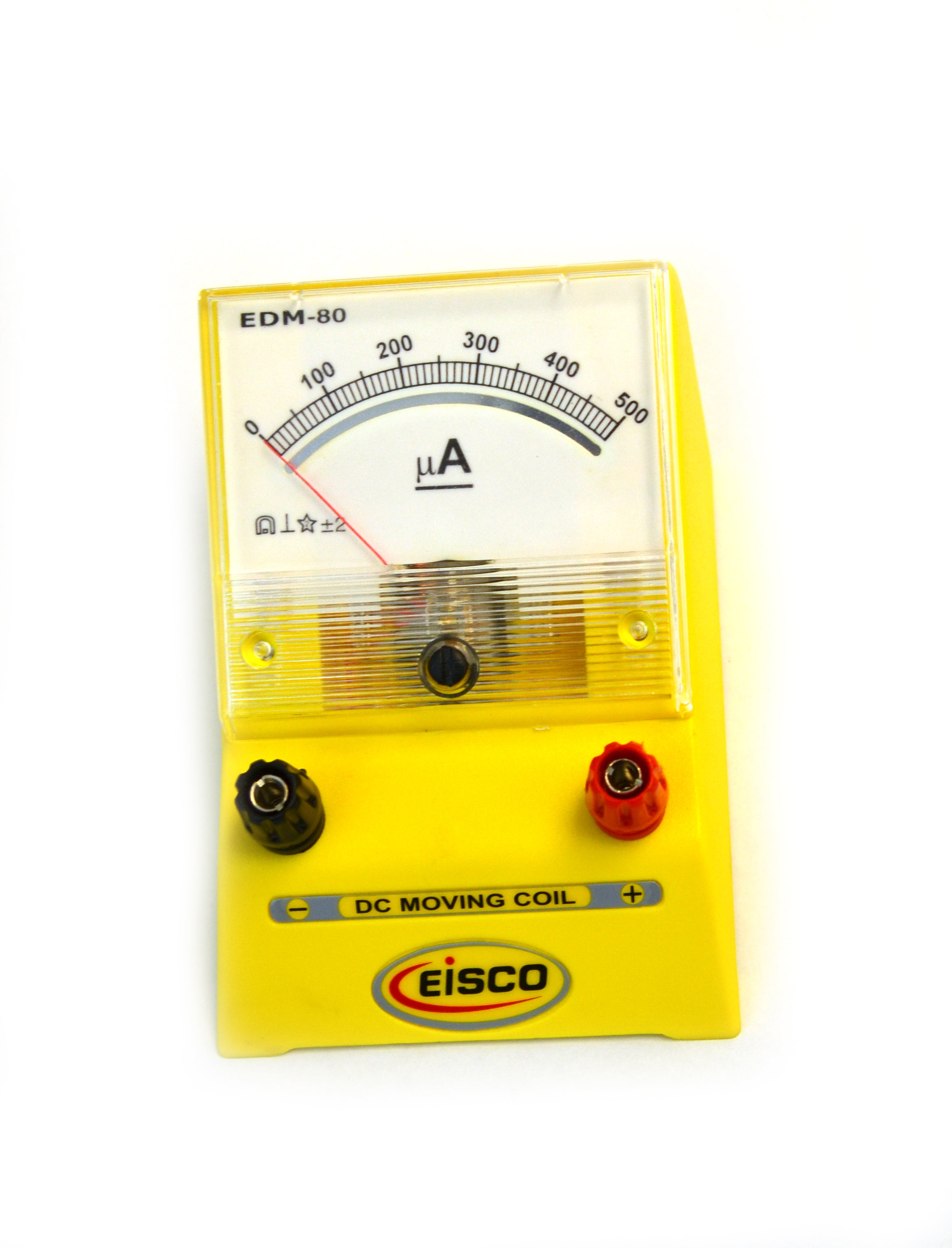 Analog DC Microammeter, 0-500µA (10µA Resolution)