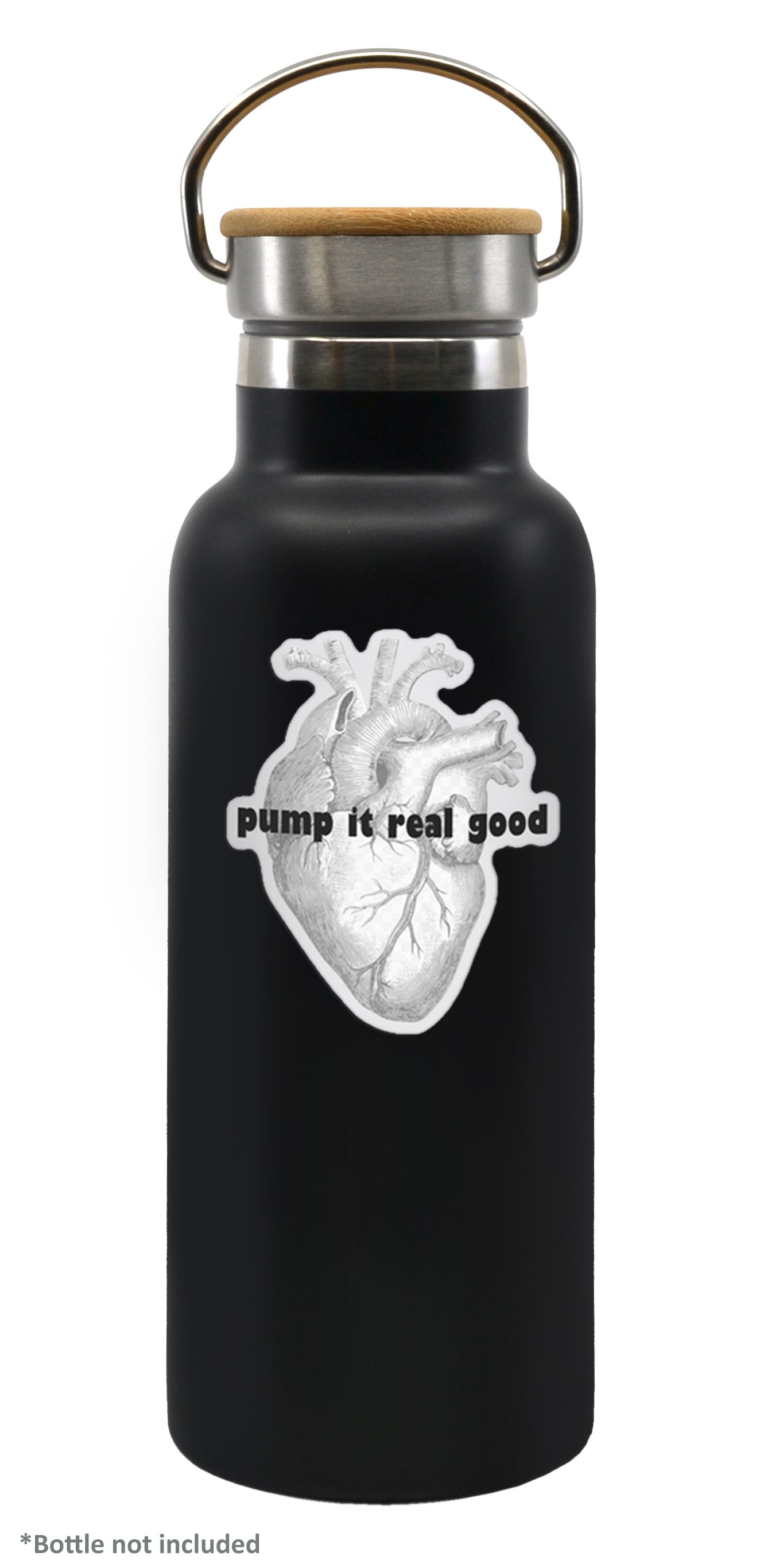 Pump It Real Good Die-Cut Premium Vinyl Sticker, 3 x 3 inch