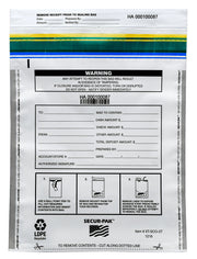 Level 4 Tamper-Evident Deposit Bag, 12"x16" Opaque, 100-Pack