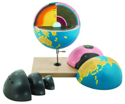 7-Piece Cross-Sectional Earth Globe Model