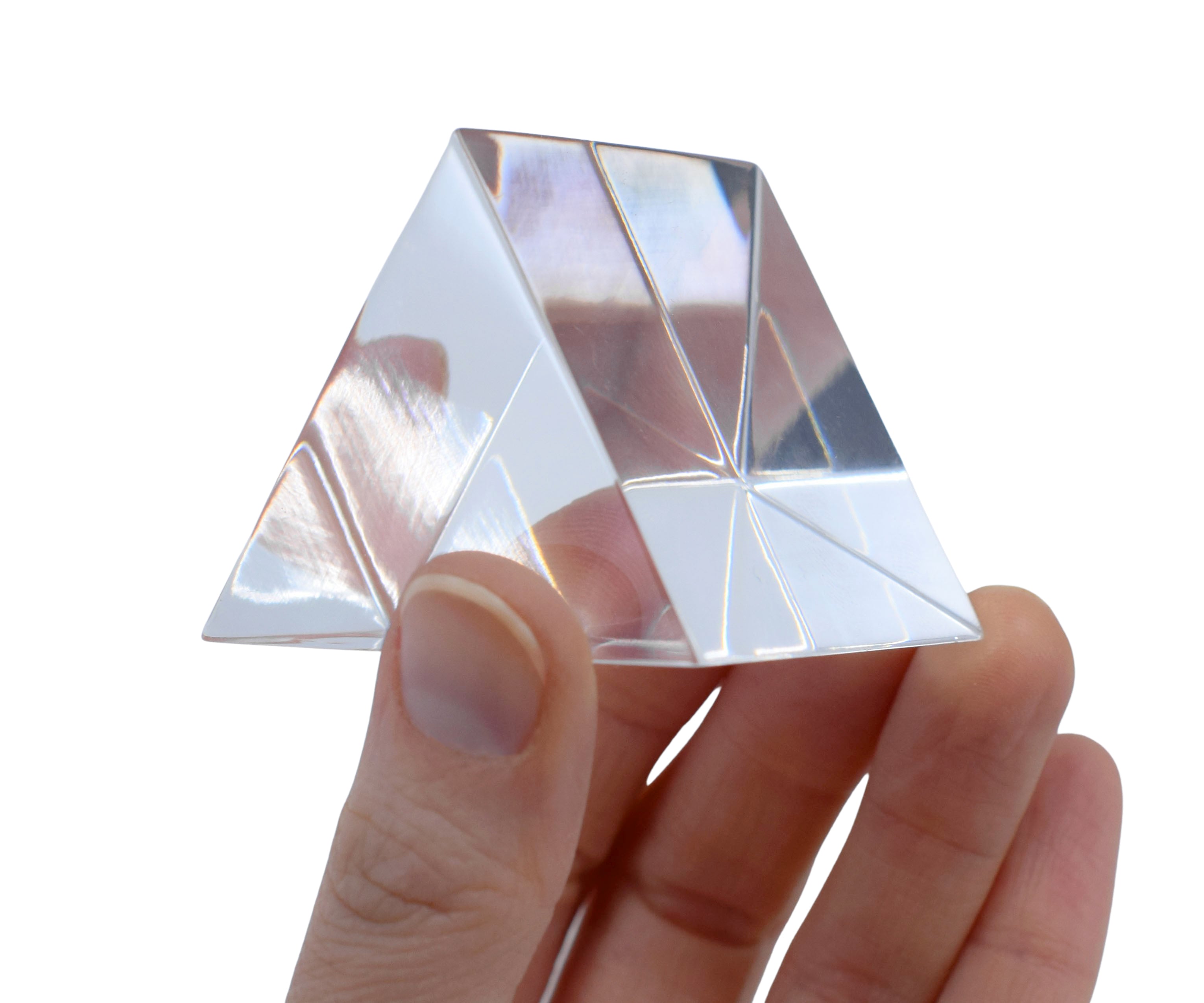 Equilateral Acrylic Prism, 50mm Length, 50mm Faces