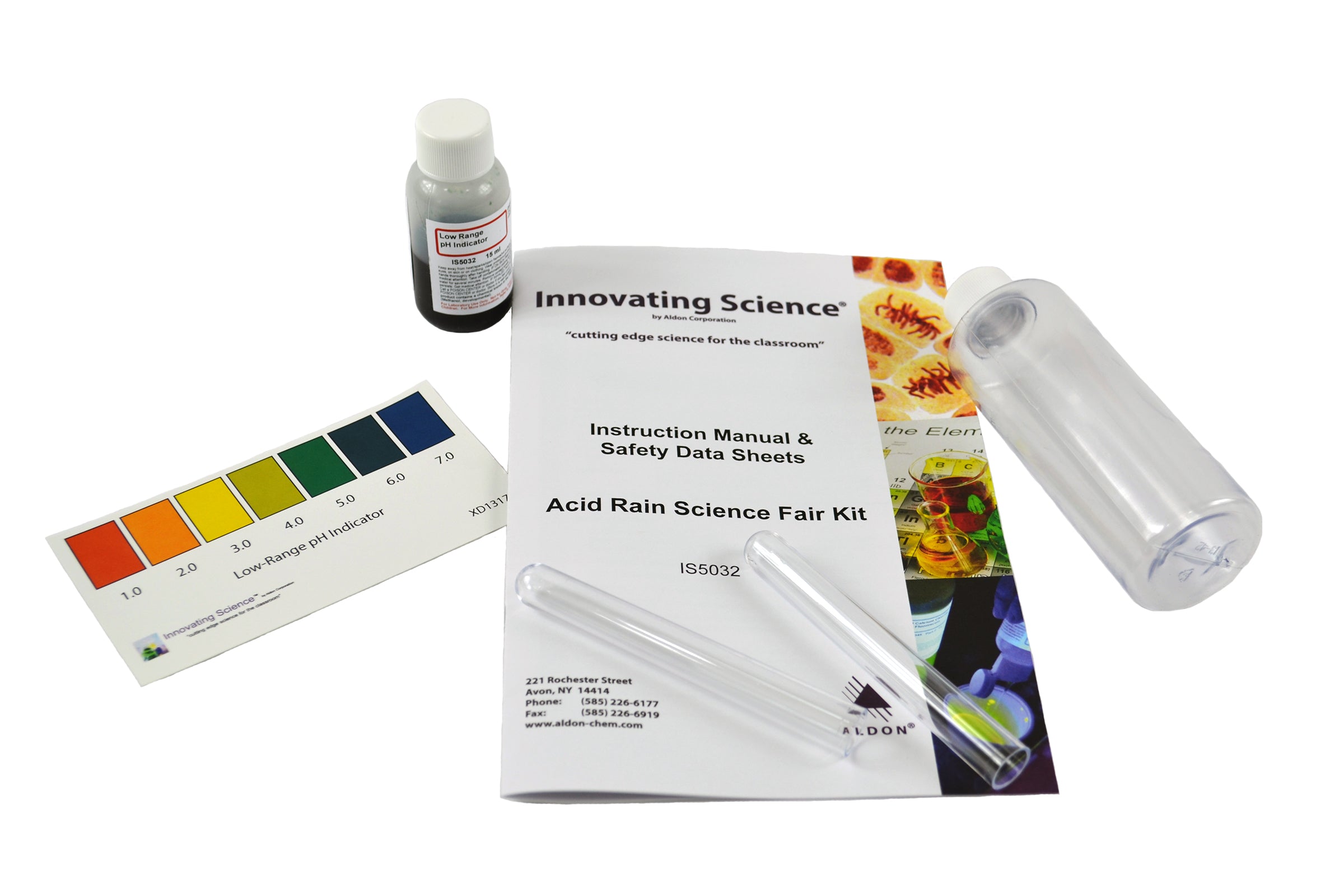 Acid Rain pH and Local Rainfall Distance Learning Small Group Kit