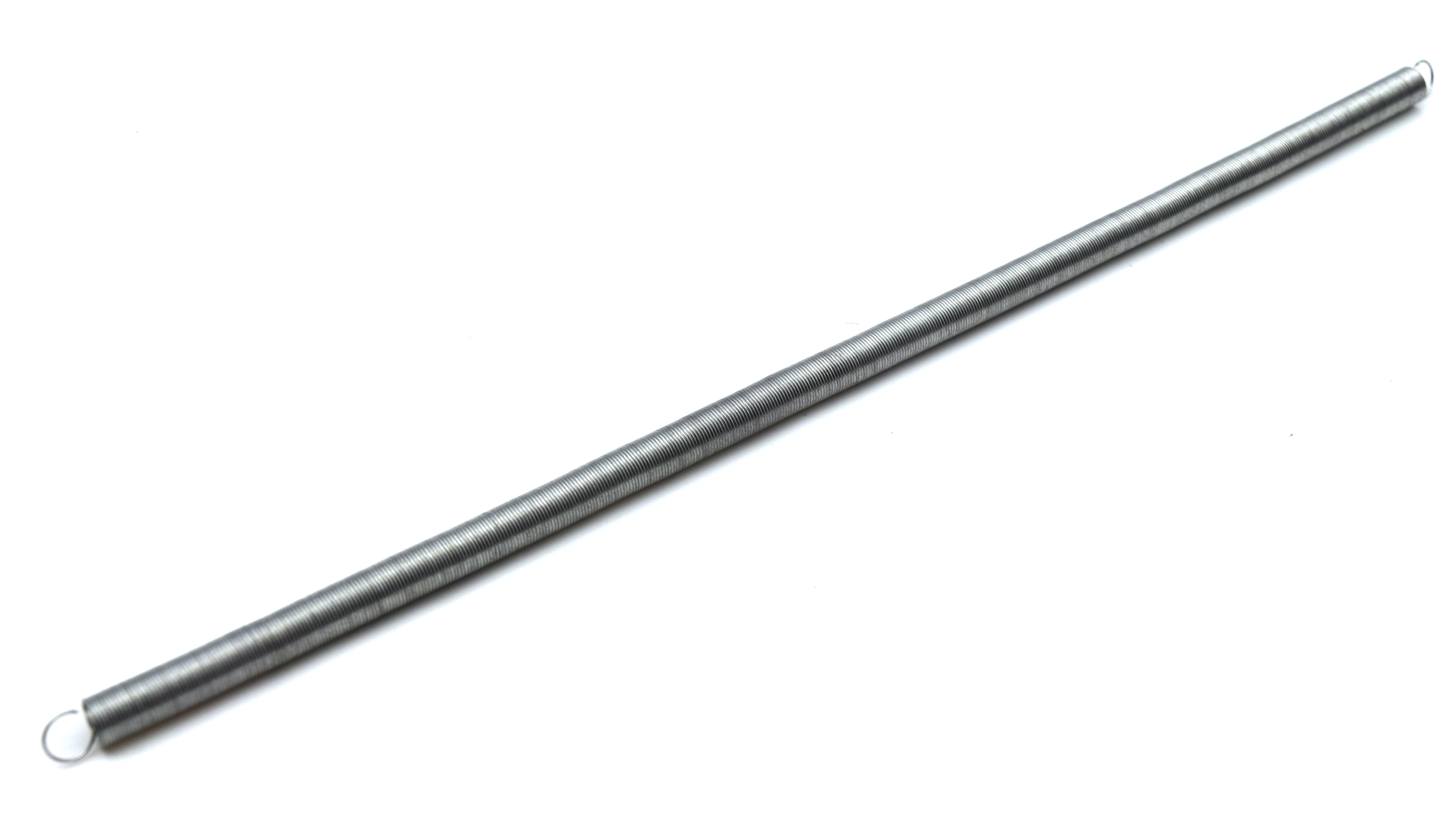 Steel Extension Spring, 9 x 0.25"