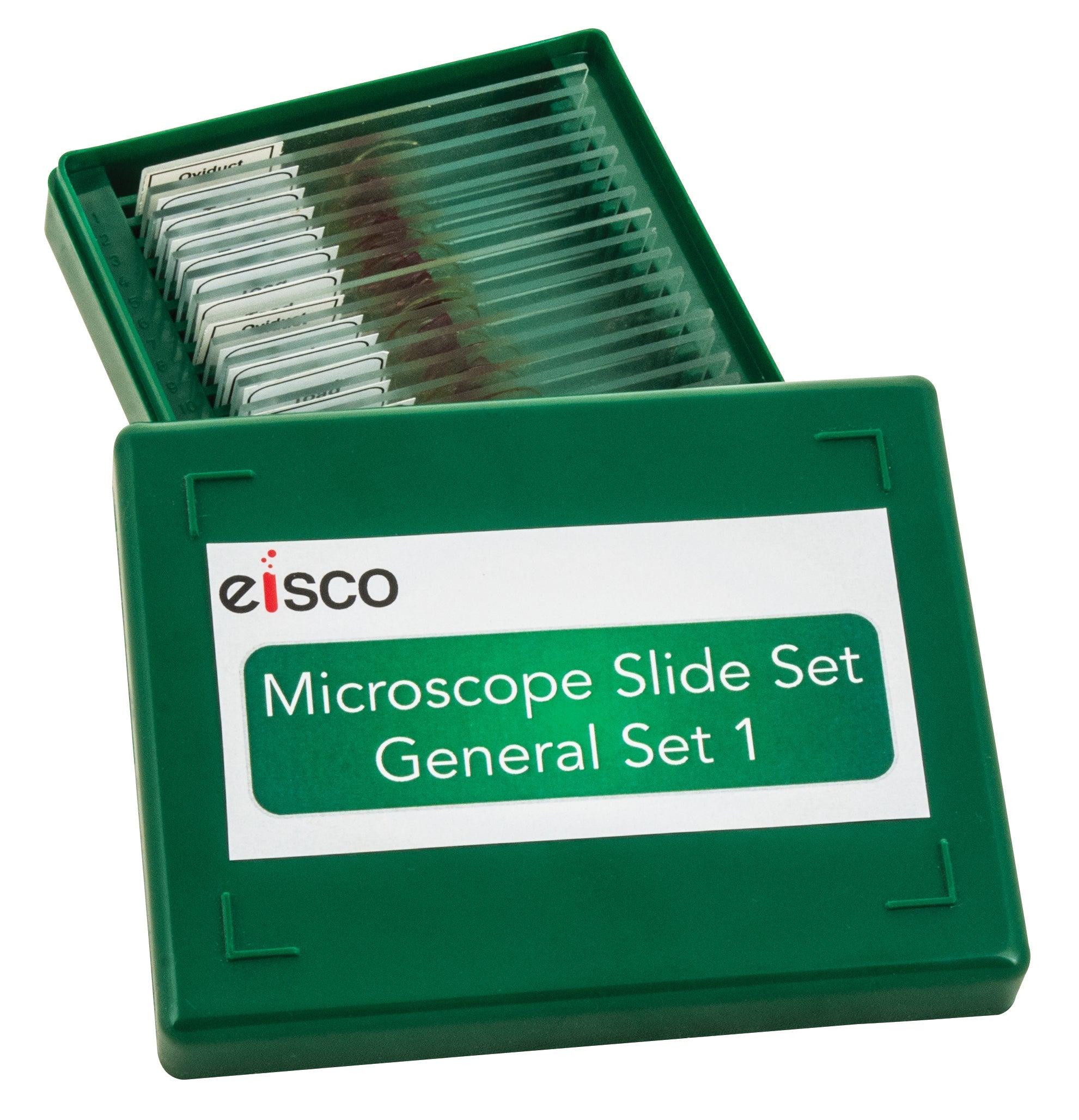 General No. I Microscope Slide Set, 25-Piece