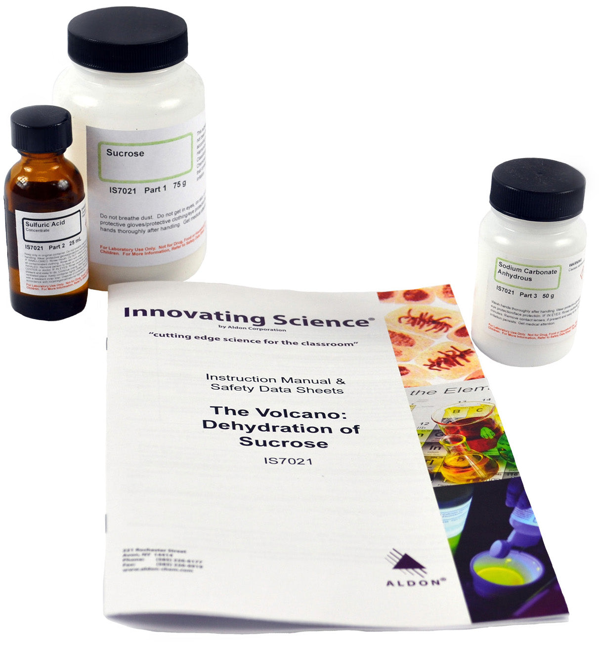 The Volcano Dehydration of Sucrose Demonstration Kit