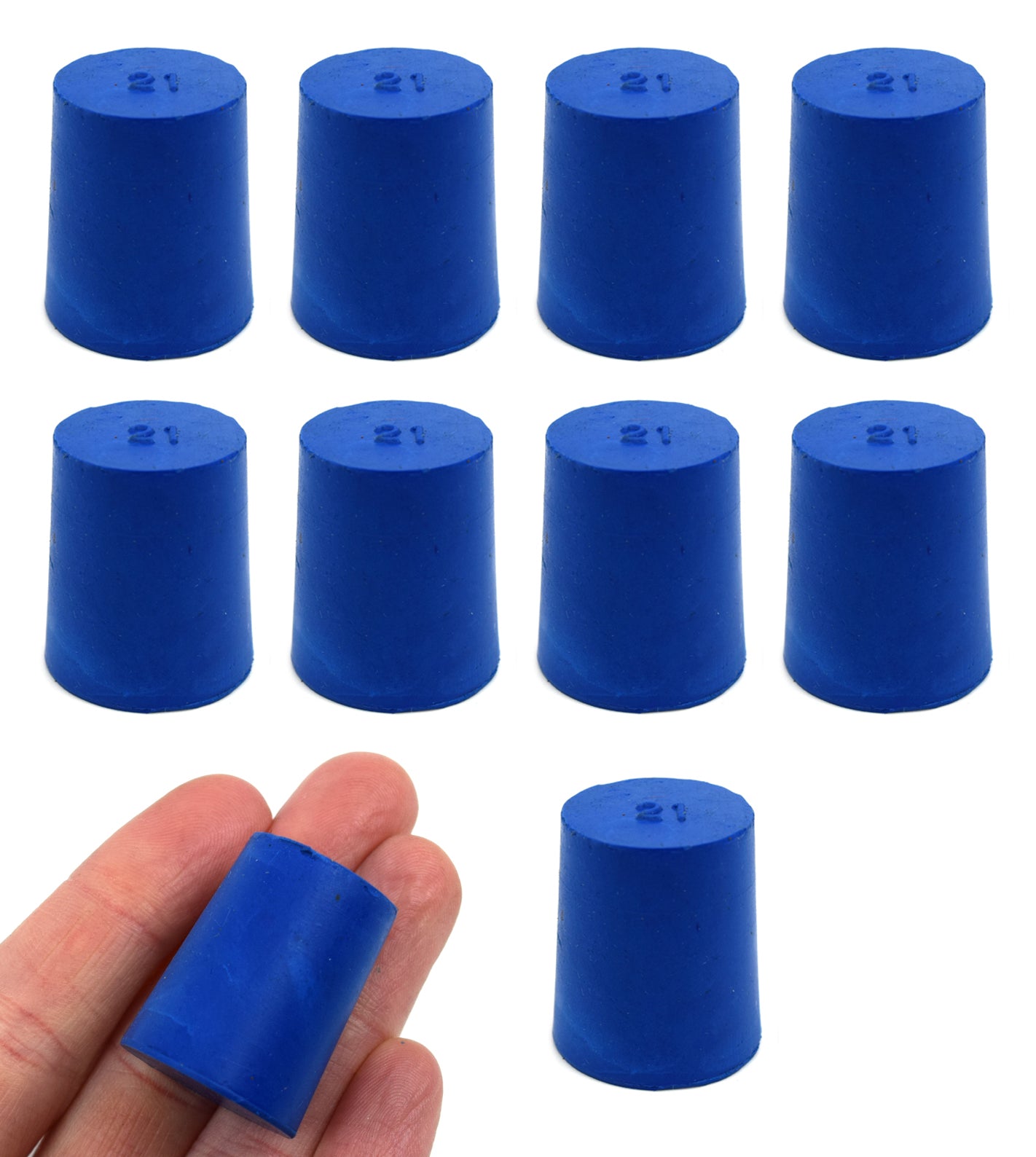 Solid Neoprene Stopper, 10-Pack