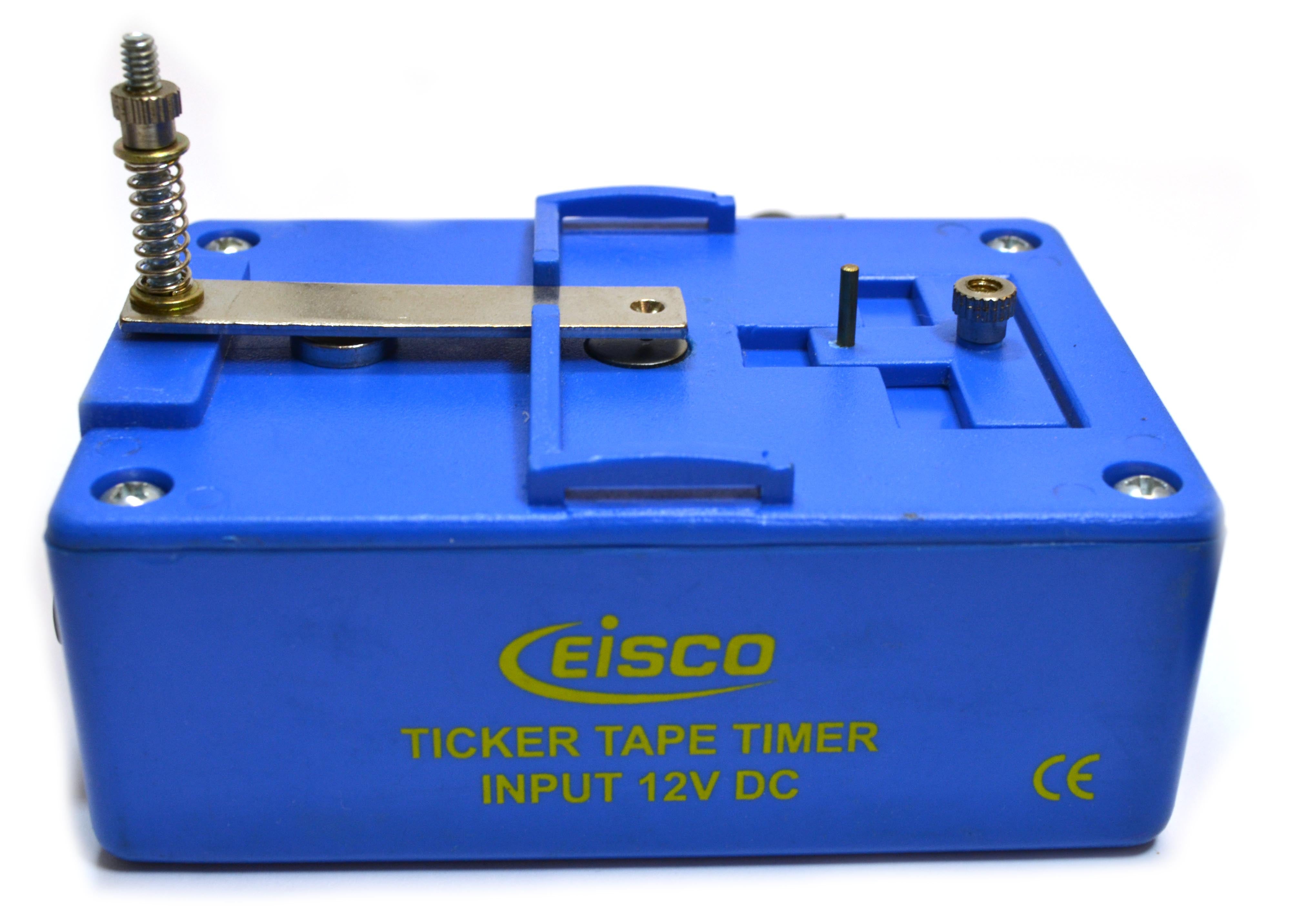 Battery-Operated Ticker Tape Timer with Holder