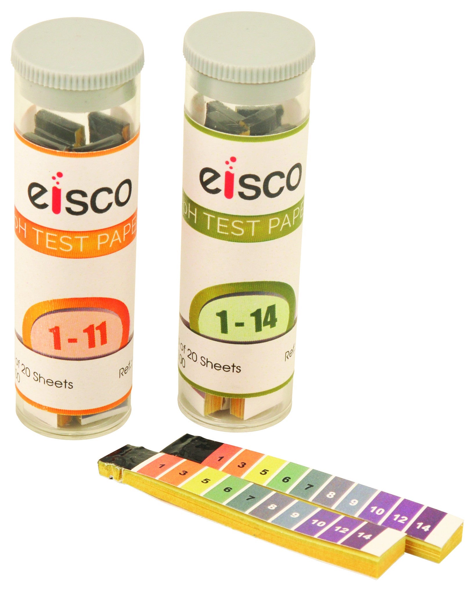 pH 1-11 Test Strips in Cardboard Box