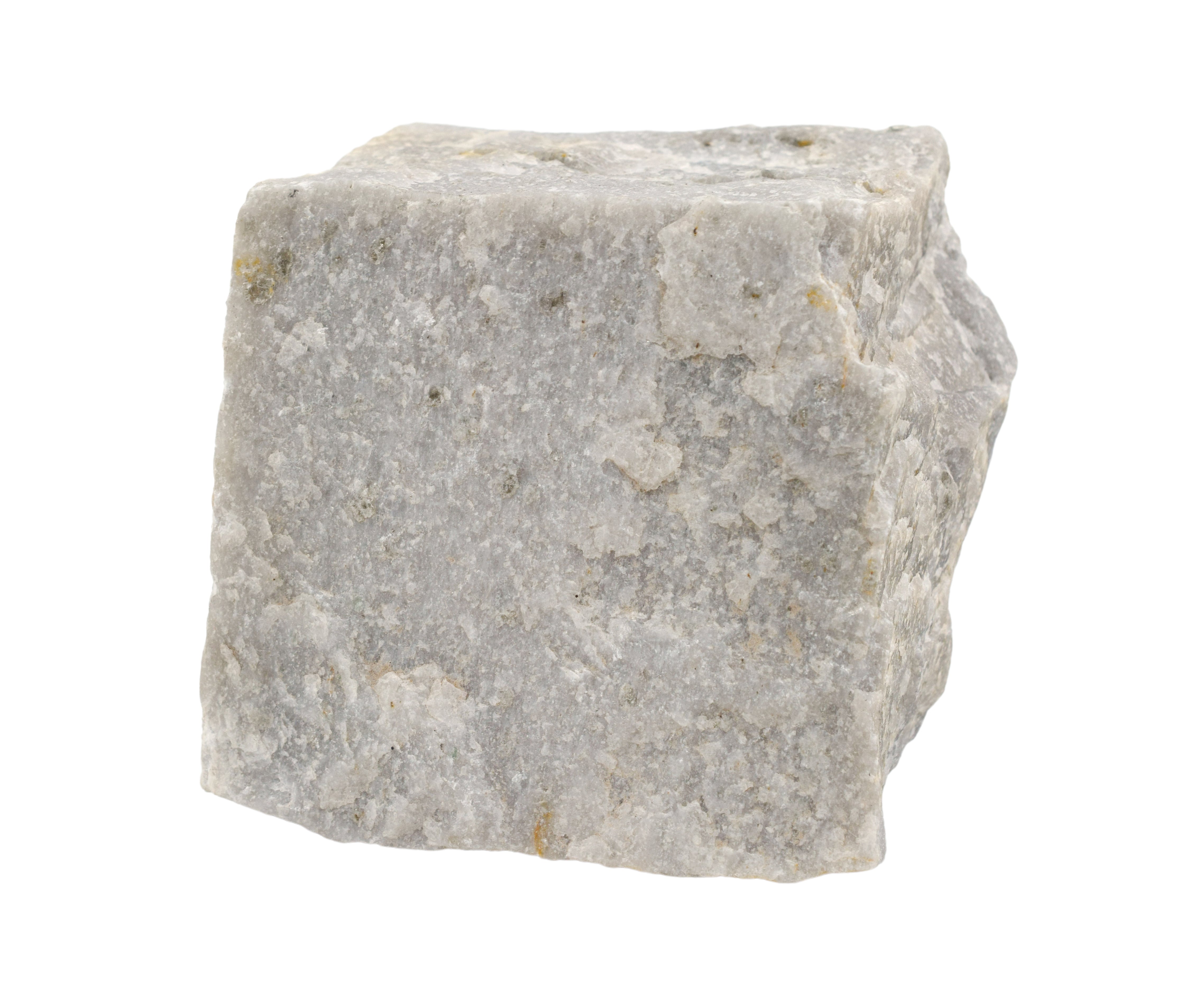 White Quartzite Metamorphic Rock Hand Sample, Approx 3 inch