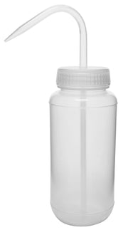 Non-Vented Wide Mouth LDPE Squeeze Rinse Wash Bottle for Plant Watering, 500mL