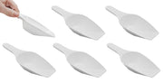 Autoclavable Polypropylene Scoop with Flat Bottom, 6-Pack