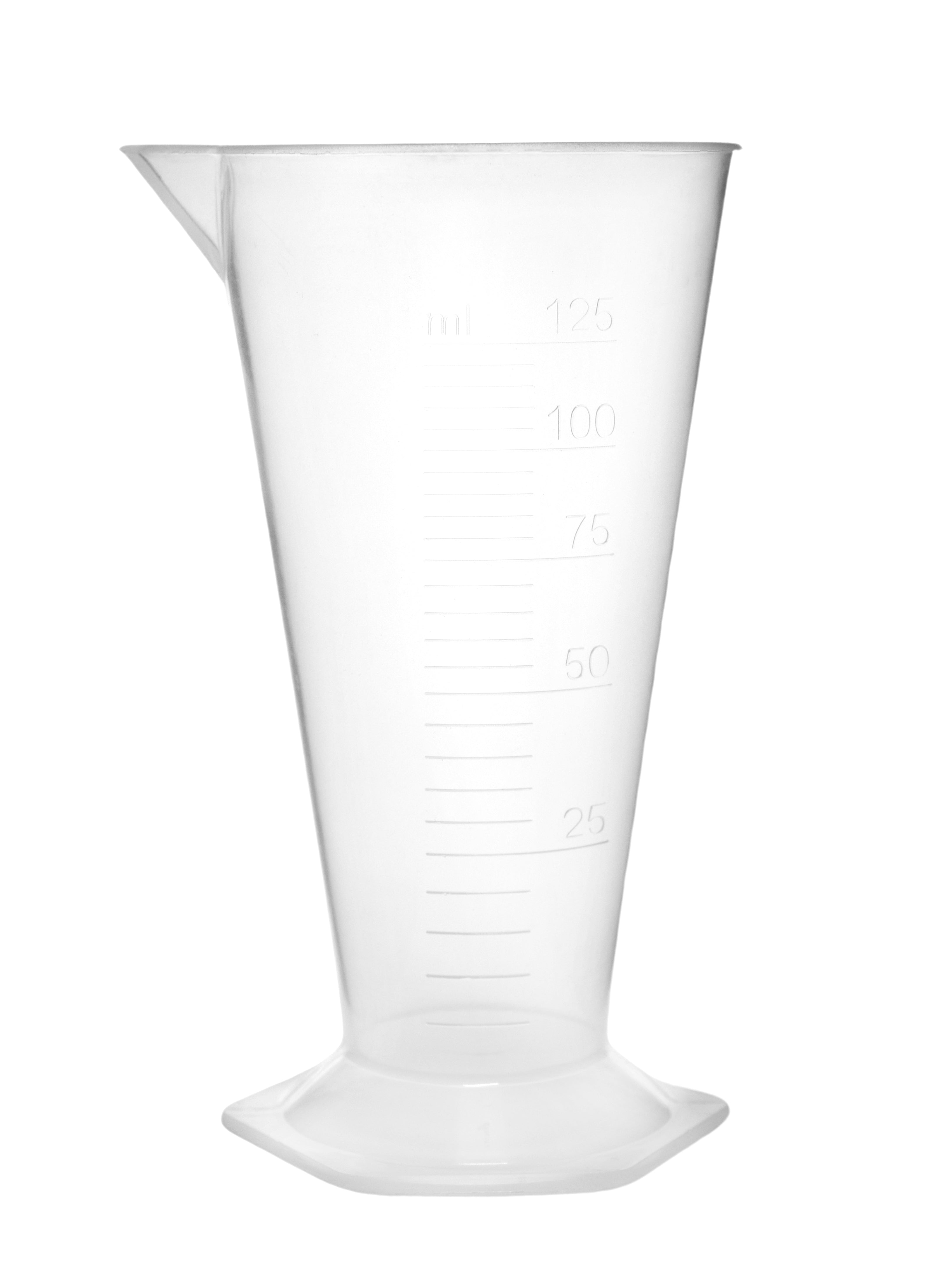 Translucent Polypropylene Conical Measure with Raised Graduations