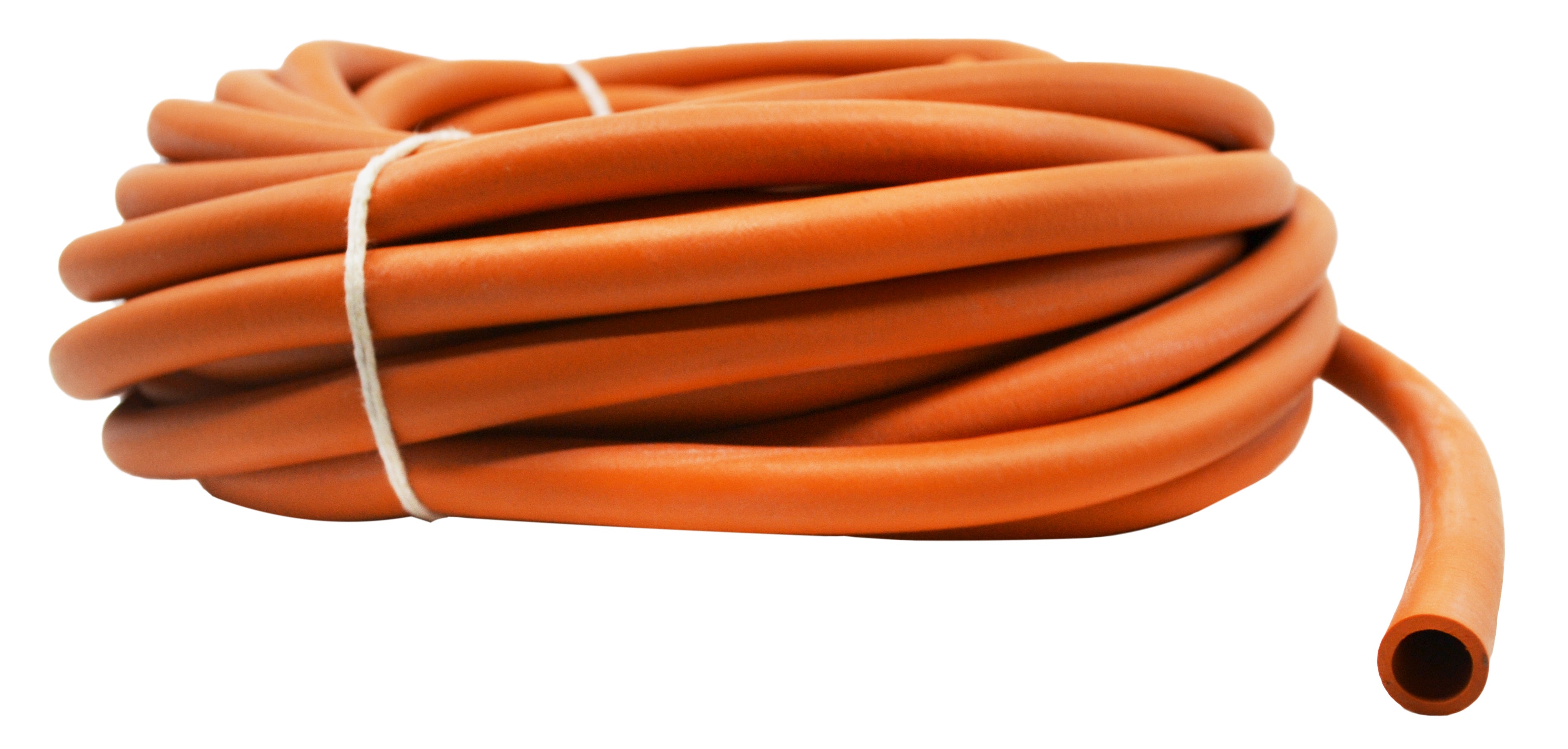 Orange Soft Rubber Tubing, 5mm Bore, 10m Roll