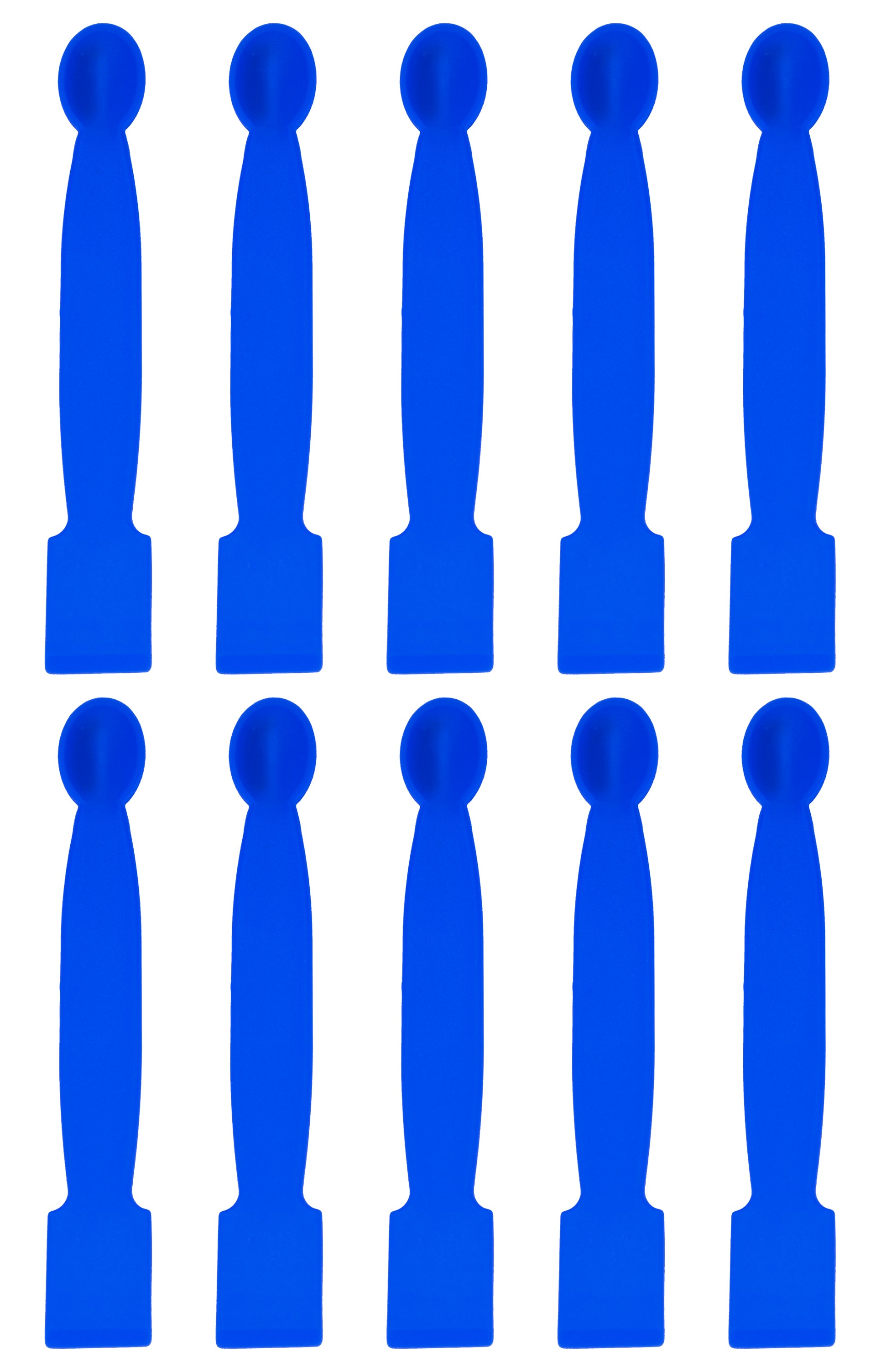 Dual End Polypropylene Scoop with Knife Edge, 10-Pack