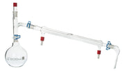 Simple Distillation Apparatus with Still Head, Condenser and Receiver Adapter, Borosilicate Glass