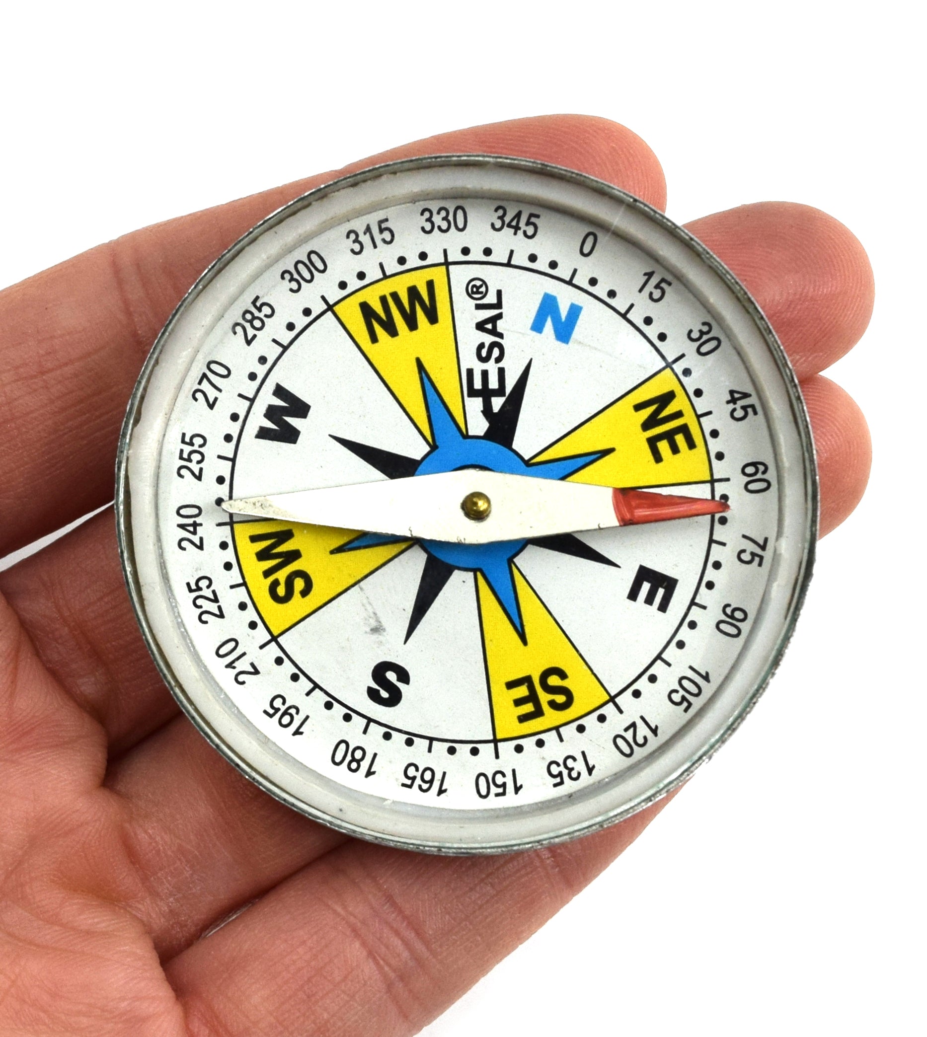 Aluminum Plotting Compass, 2" Diameter