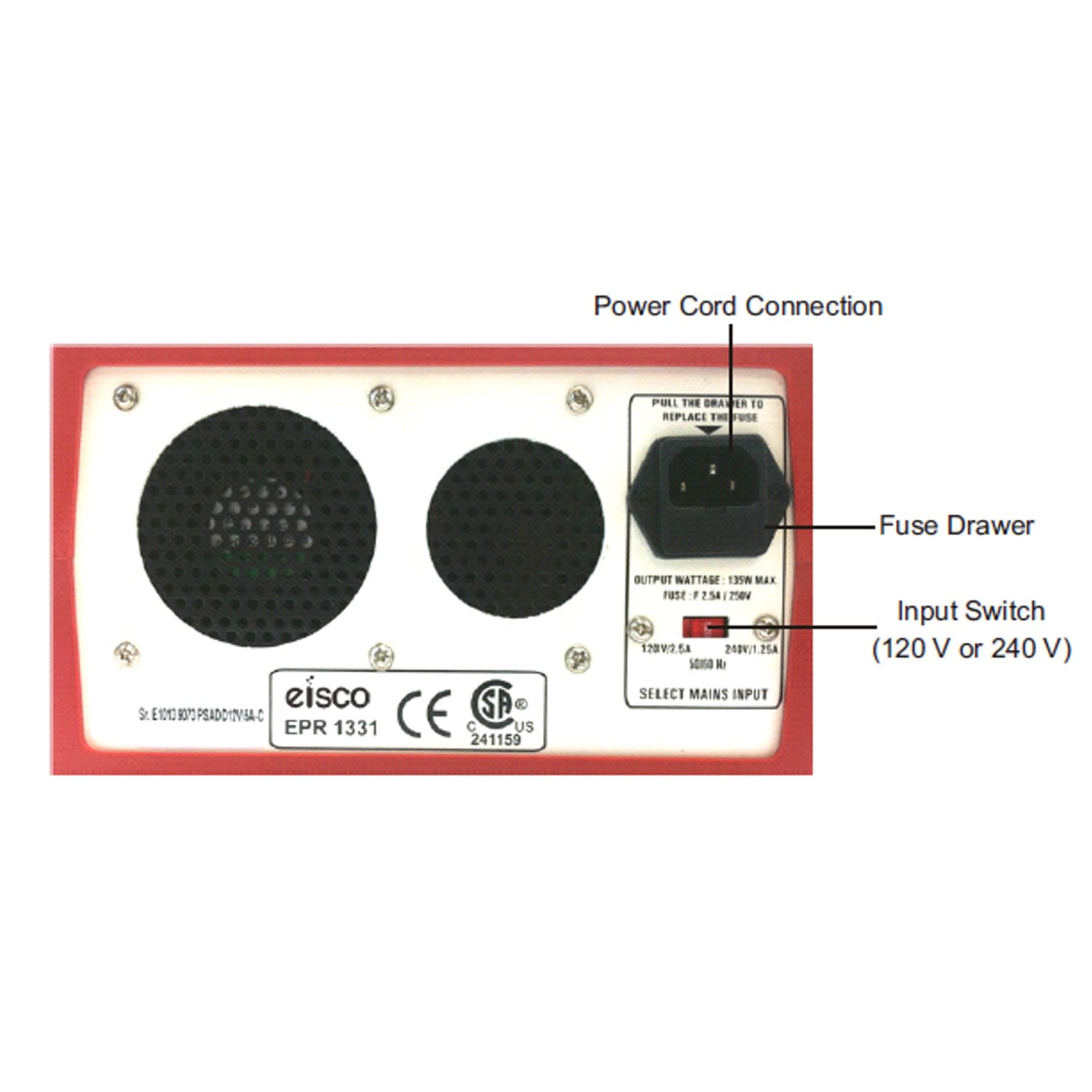 Regulated Dual-Output Digital Power Supply, 12V 5A AC + 0-12V 5A DC