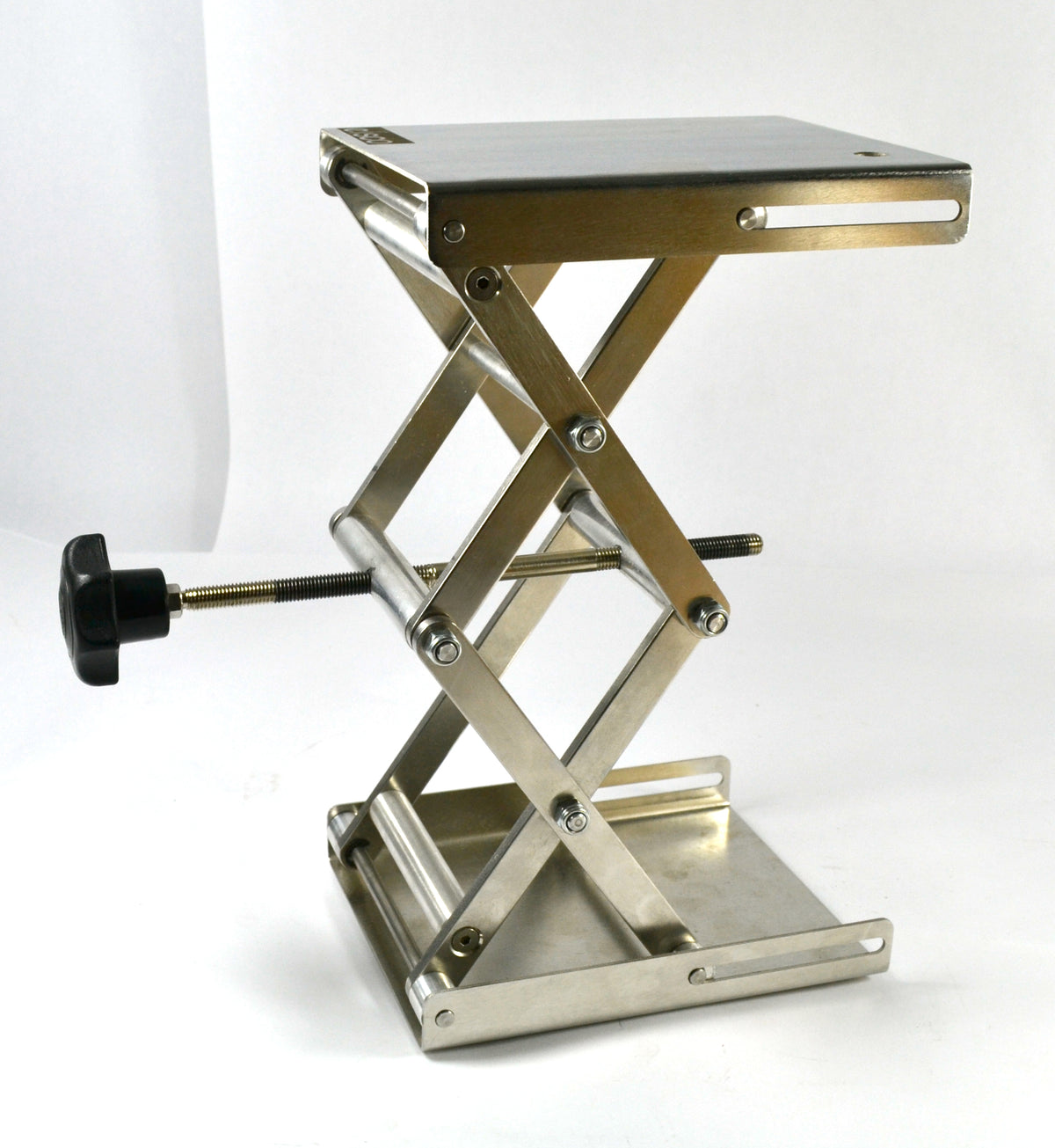Large Labjack Stainless Steel Lab Jack, 6.5 x 5