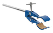 2-Prong Cork-Lined Burette/Flask/Beaker Clamp on Stainless Steel Rod, 4.3" Max