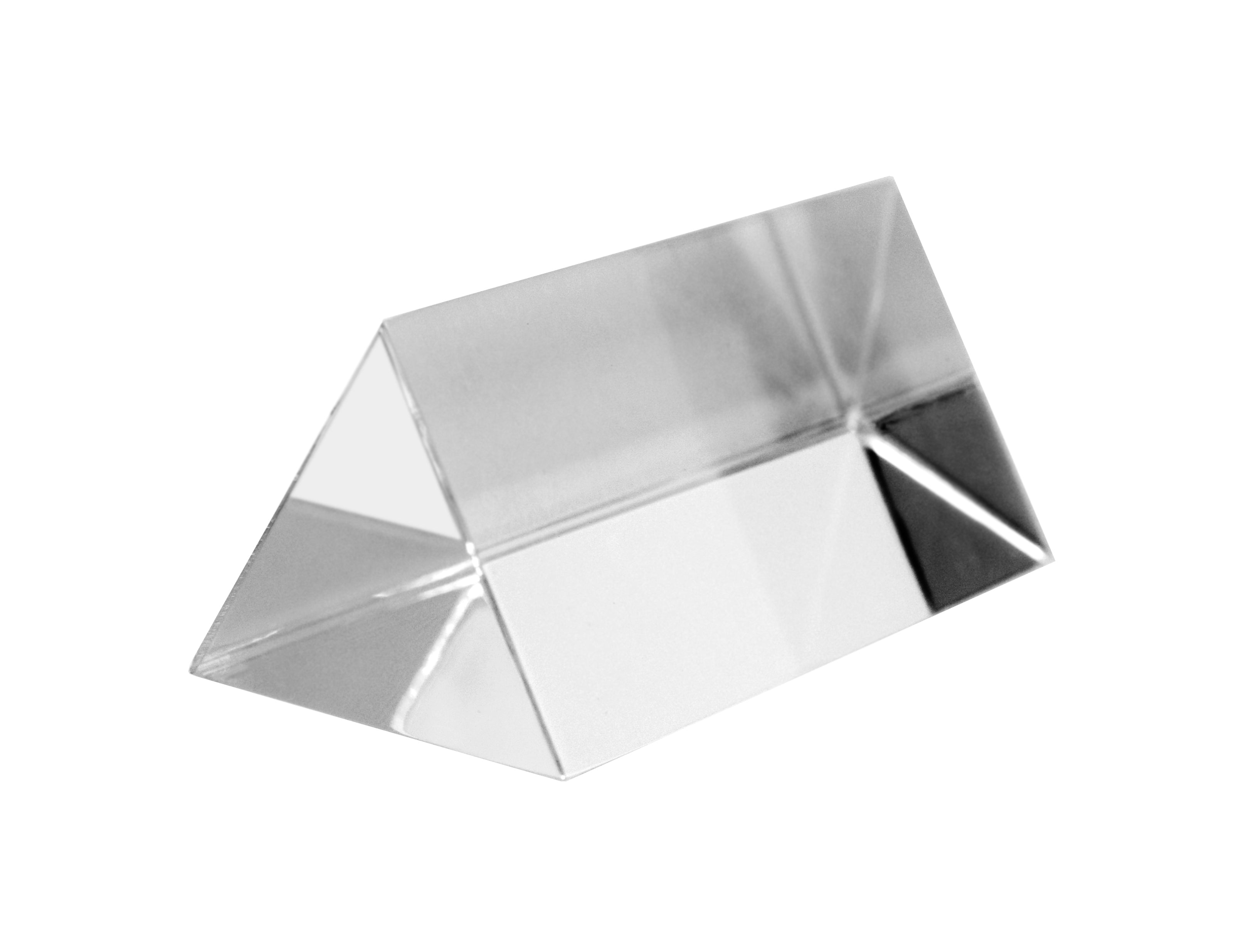 Equilateral Acrylic Prism, 50mm Length, 25mm Faces