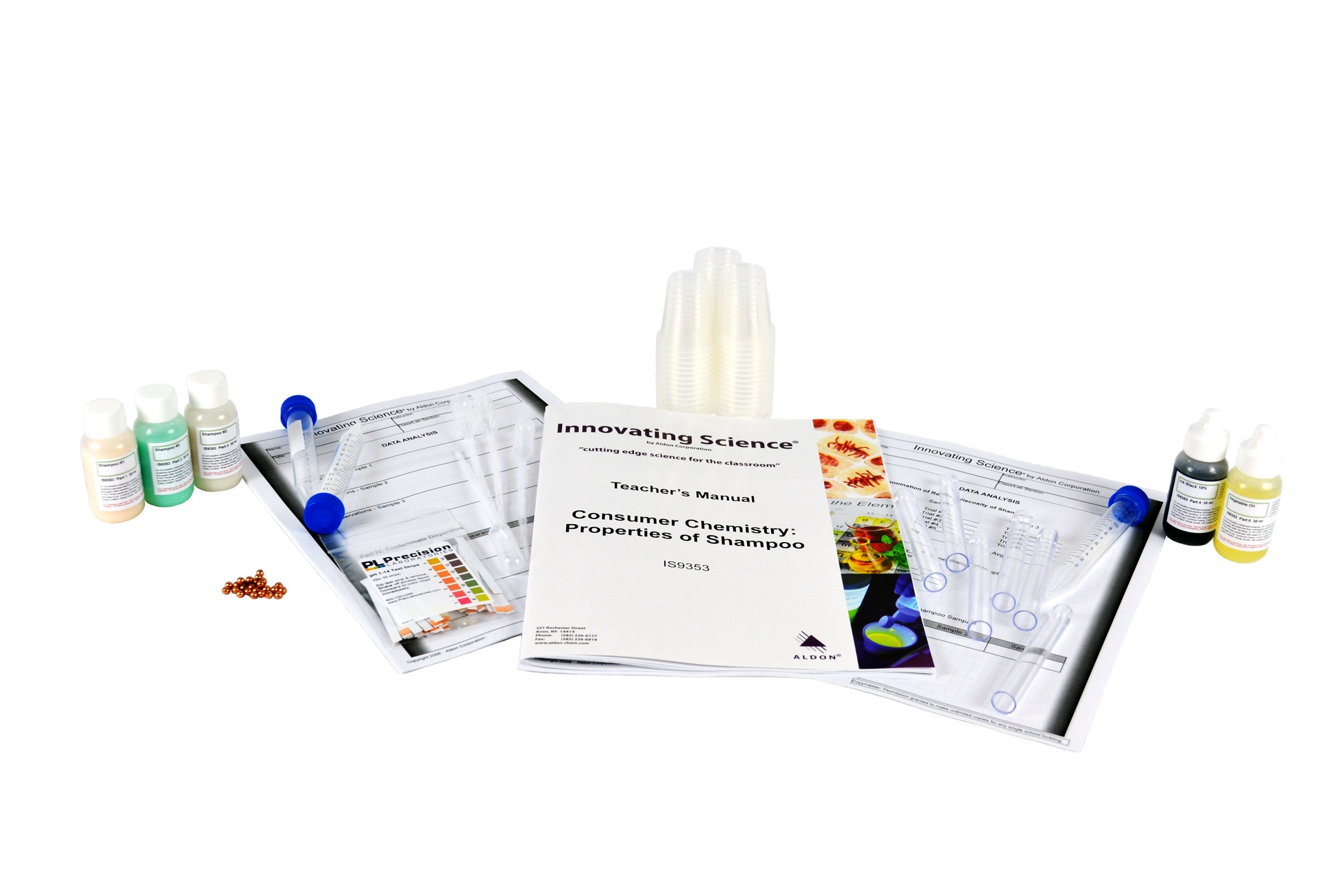 Properties of Shampoo Chemistry Kit