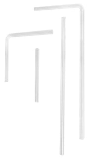 4-Piece Variably Shaped Borosilicate 3.3 Glass Delivery Tube Set