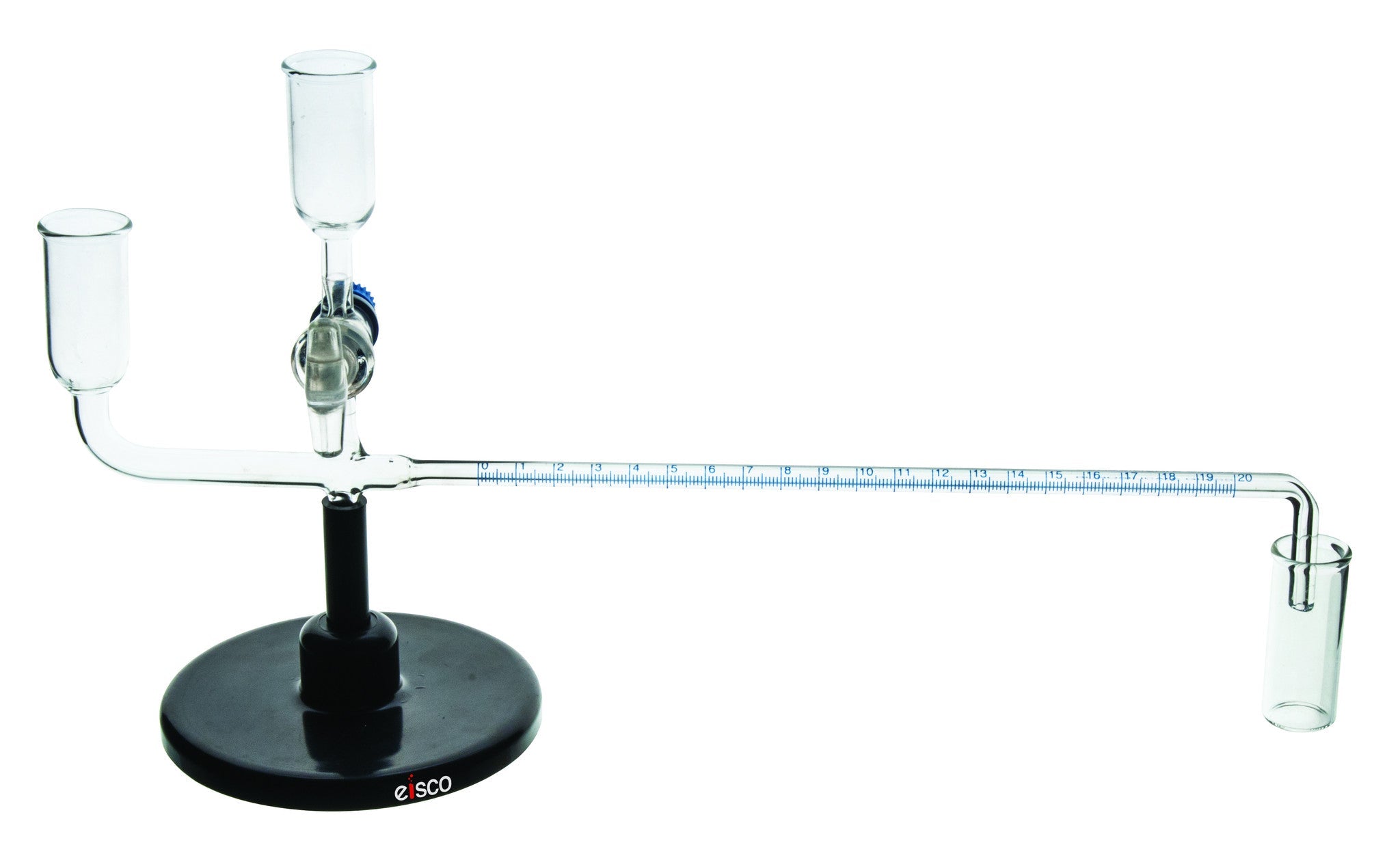 Ganong's Potometer with Glass Stopcock and Bakelite Stand