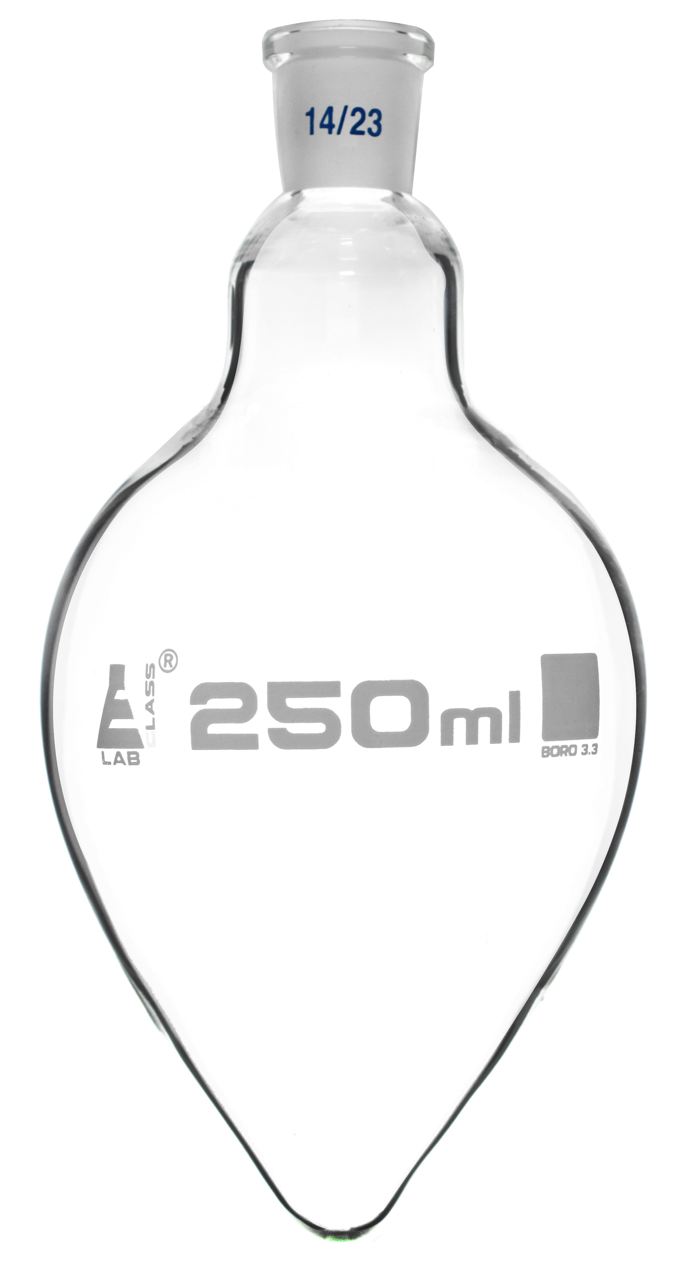 Pear Shape Borosilicate Glass Boiling Flask