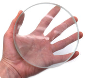 Double Concave Glass Top Spinning Base, 125mm, 20mm Focal Length